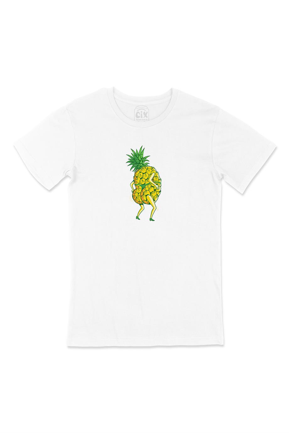 Ananas Girl Beyaz Tişört