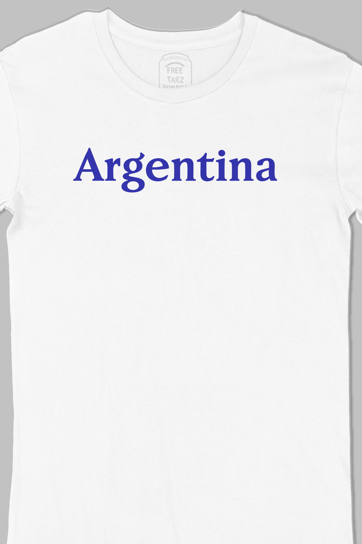 Arjantin Argentina Büyük Baskılı Beyaz Tişört Arjantin Argentina Büyük Baskılı Beyaz Tişört - Ücretsiz Kargo