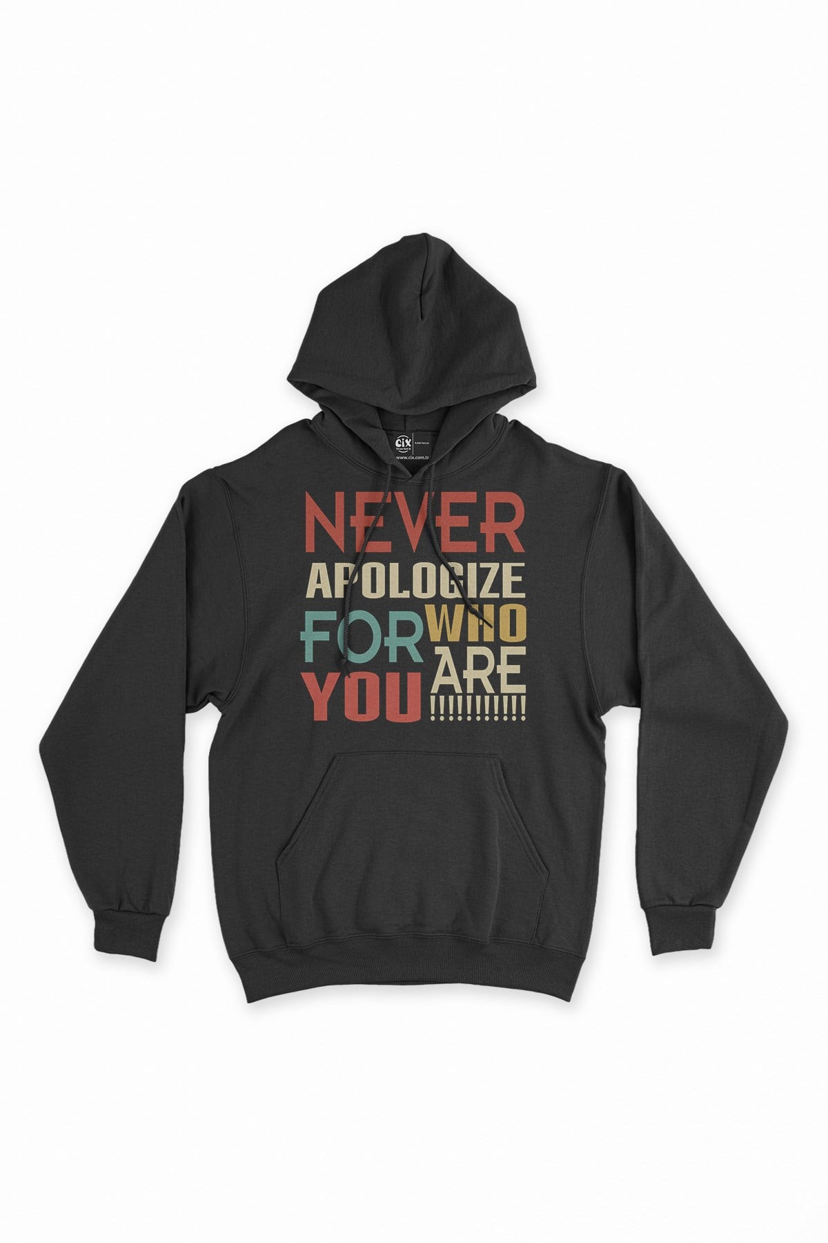 Asla Özür Dileme Kapşonlu Sweatshirt Hoodie