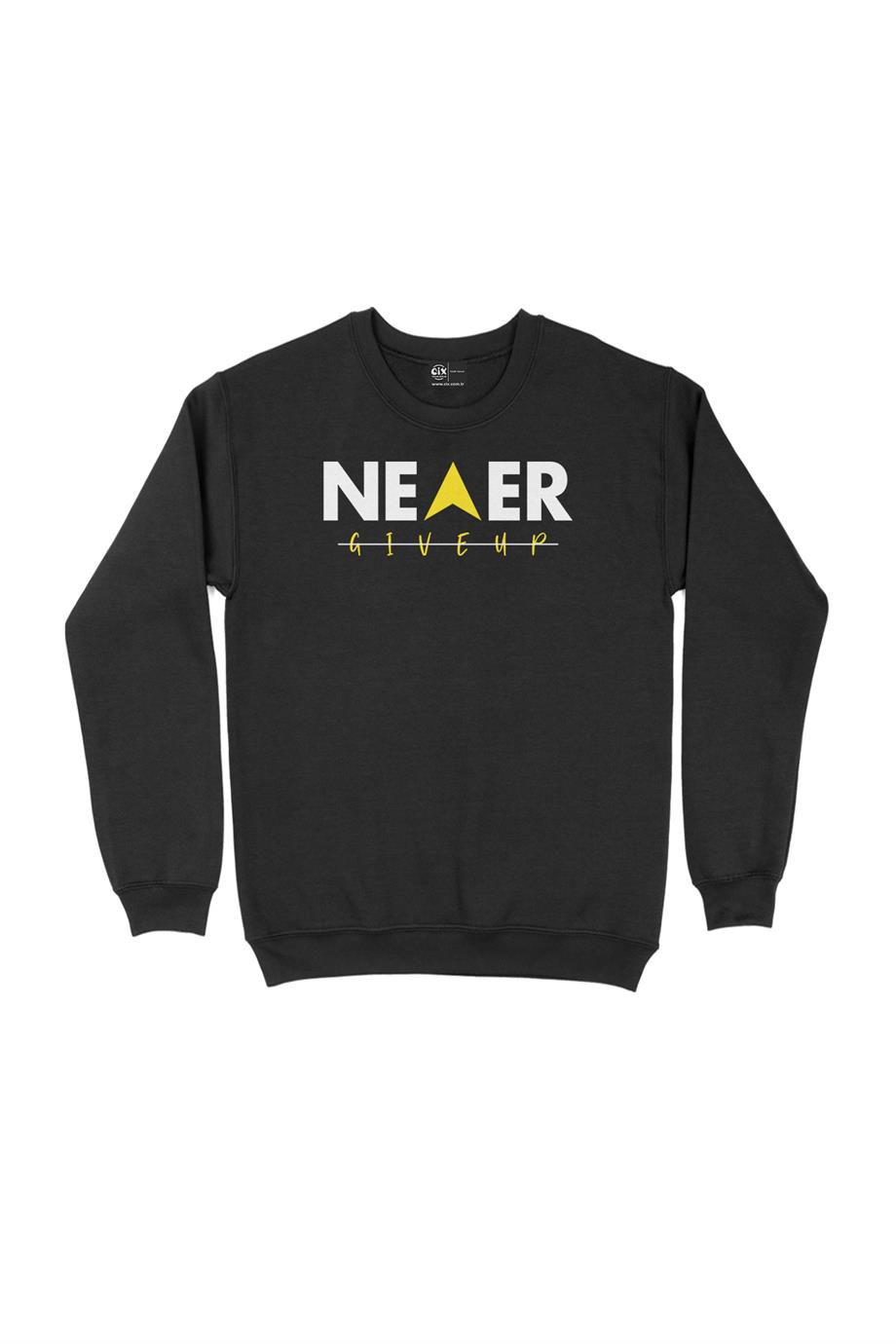 Asla Pes Etme Sweatshirt Asla Pes Etme Sweatshirt - Ücretsiz Kargo