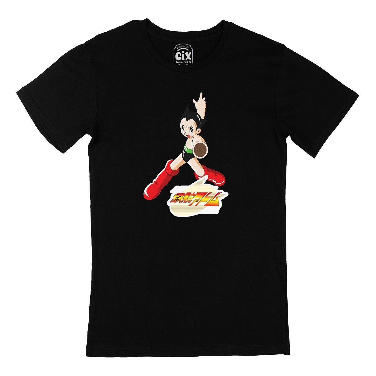 Astro Boy Siyah Tişört