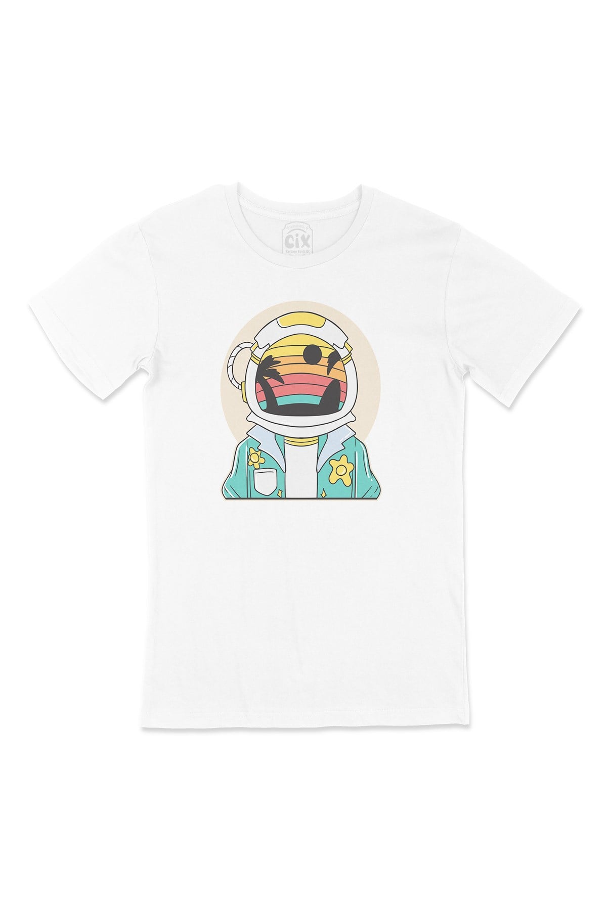 Astronot Uzayda Tişört