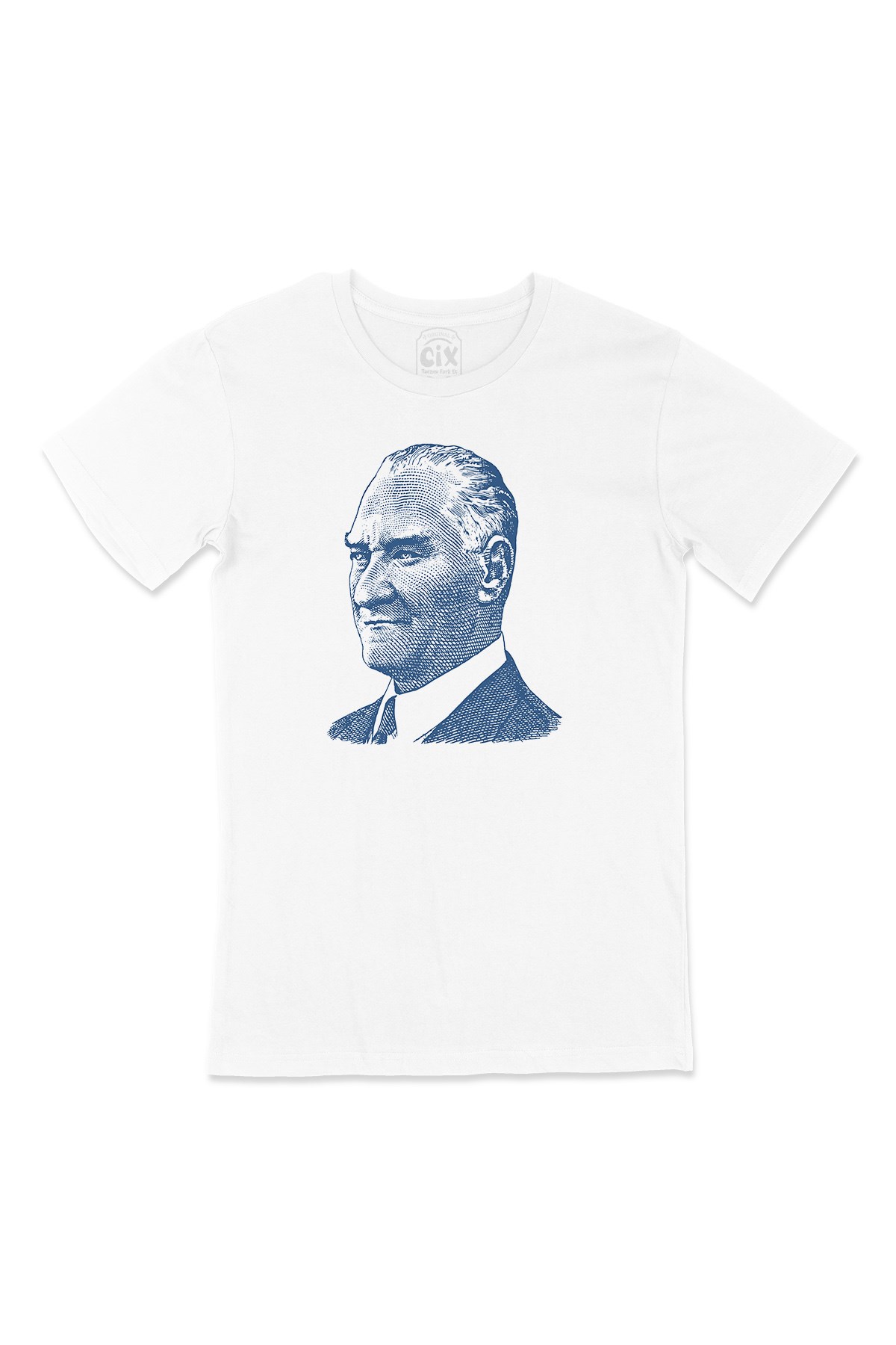 Atatürk Mavi Silüetli Tişört