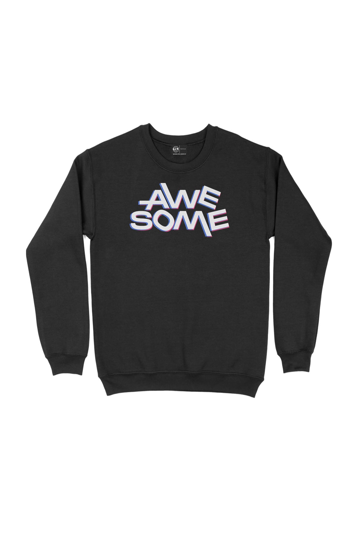 Awesome Siyah Sweatshirt