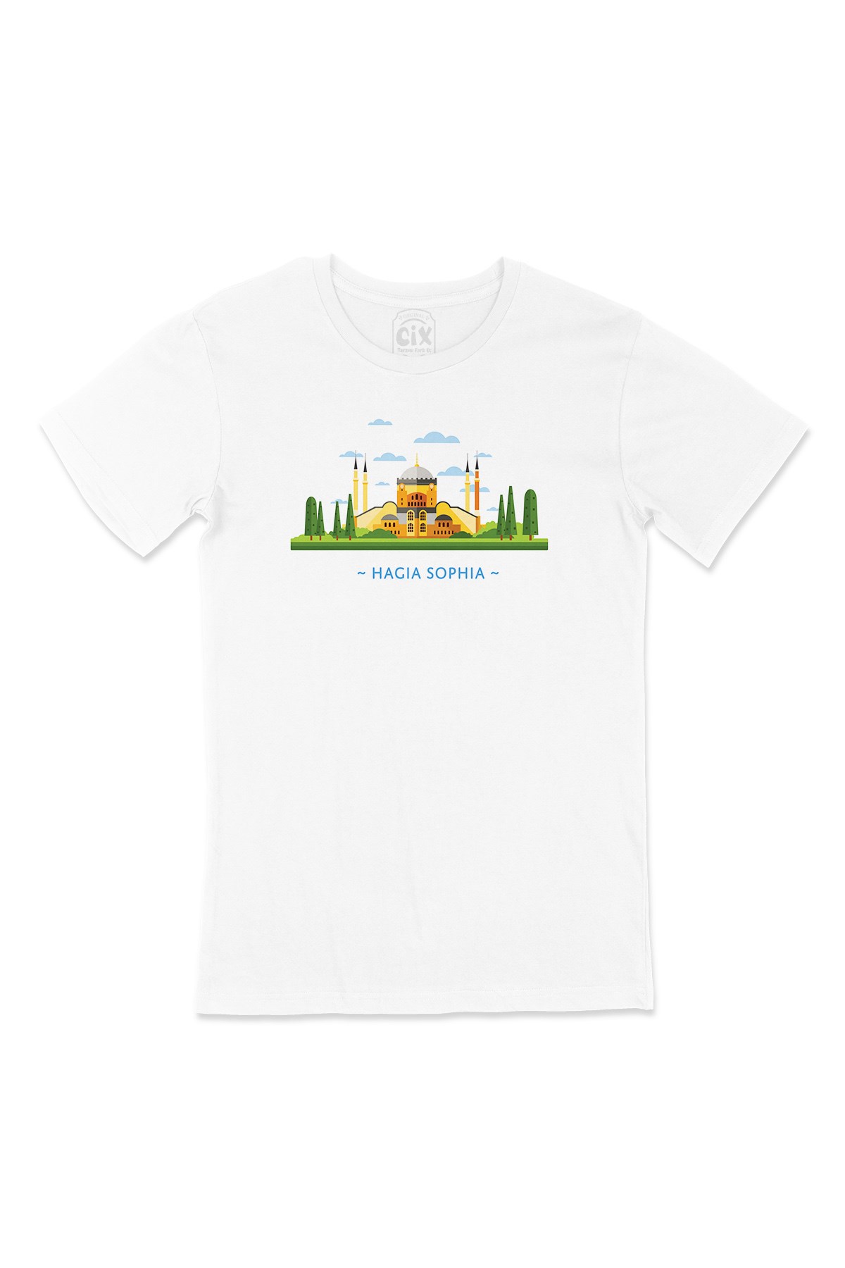 Ayasofya Çizimli Tişört