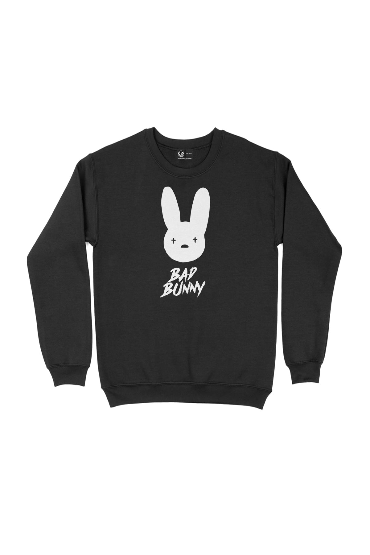 Bad Bunny Tavşan Siyah Sweatshirt