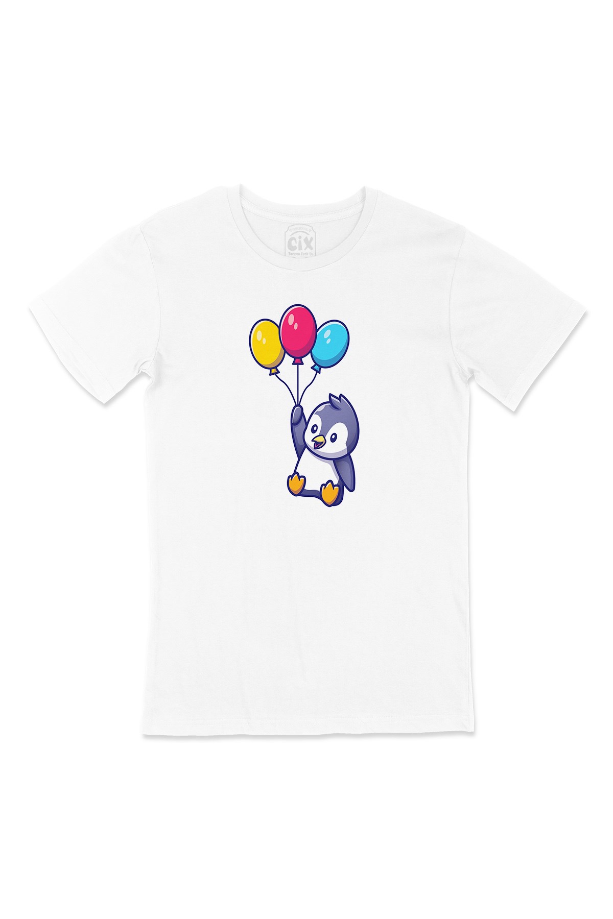 Balonlu Penguen Tişört