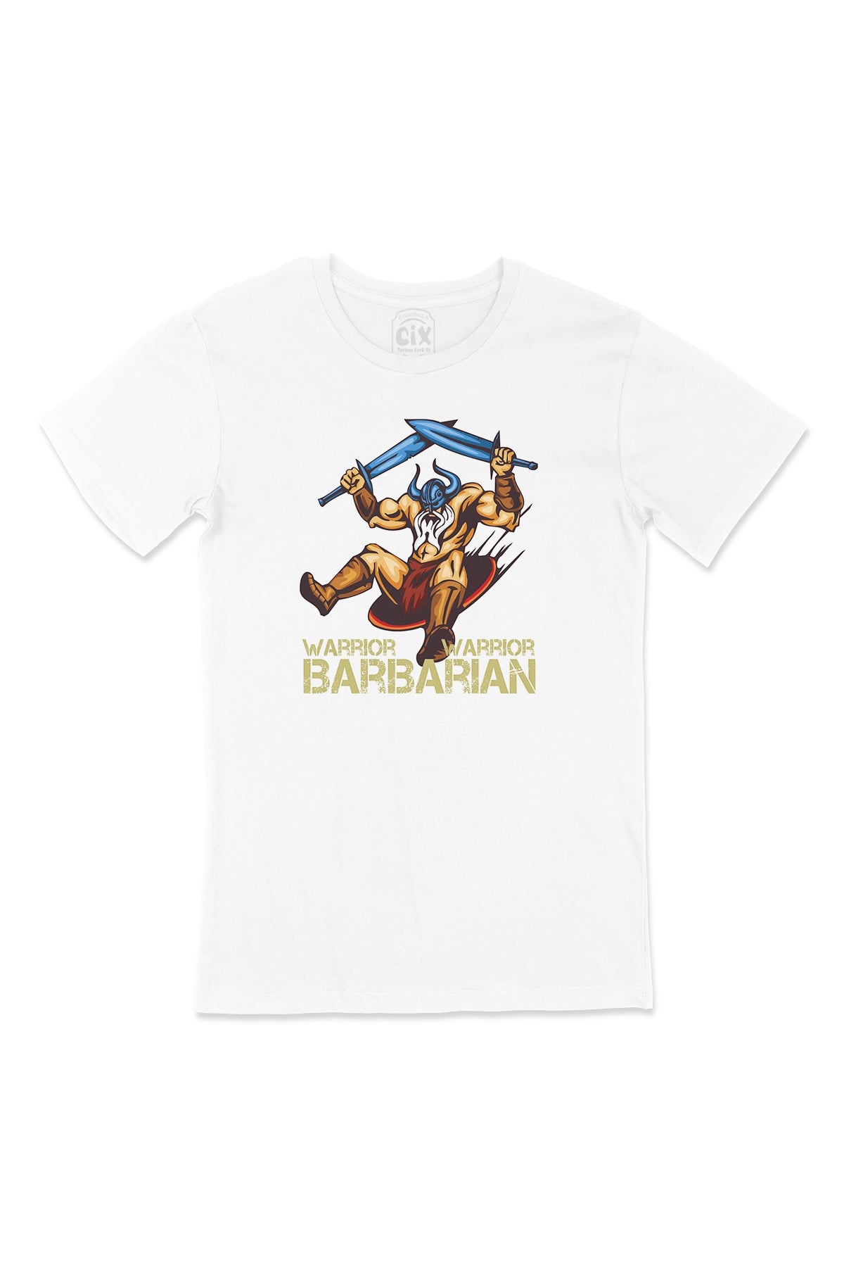 Barbarian Warrior Kılınçlı Tişört