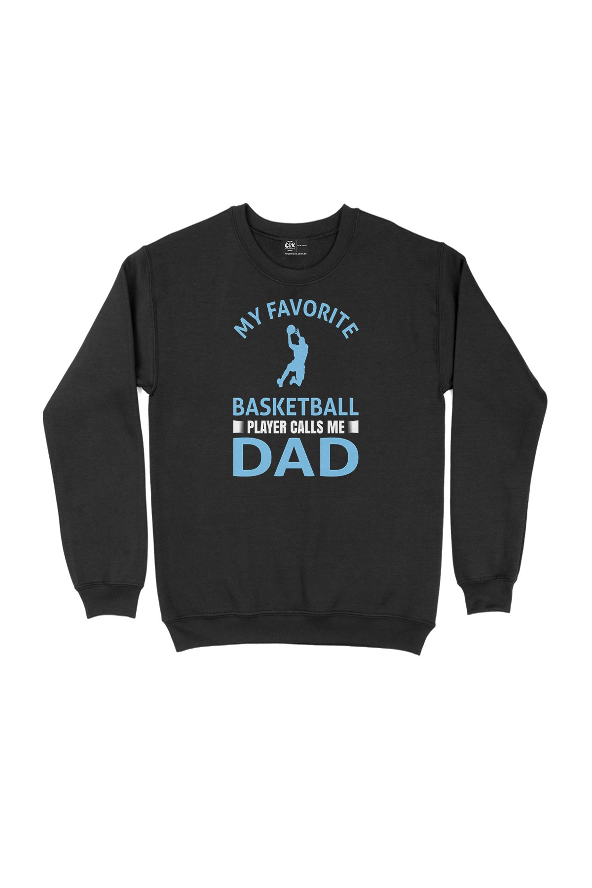 Basketball Father Siyah Sweatshirt