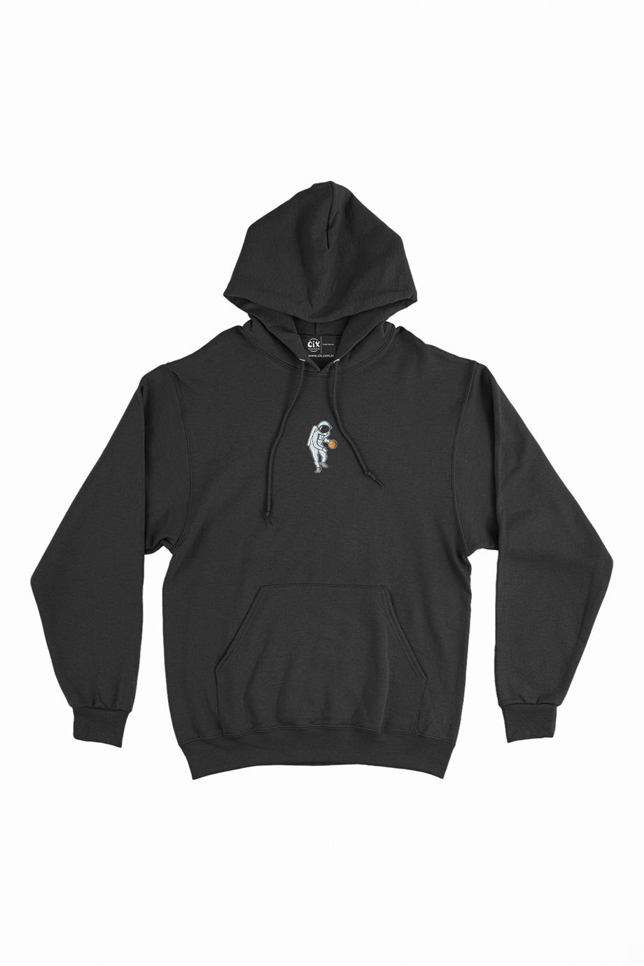 Basketbol Astronot Oyuncu  Minimal Kapşonlu Sweatshirt Hoodie Basketbol Astronot Oyuncu  Minimal Kapşonlu Sweatshirt Hoodie - Ücretsiz Kargo