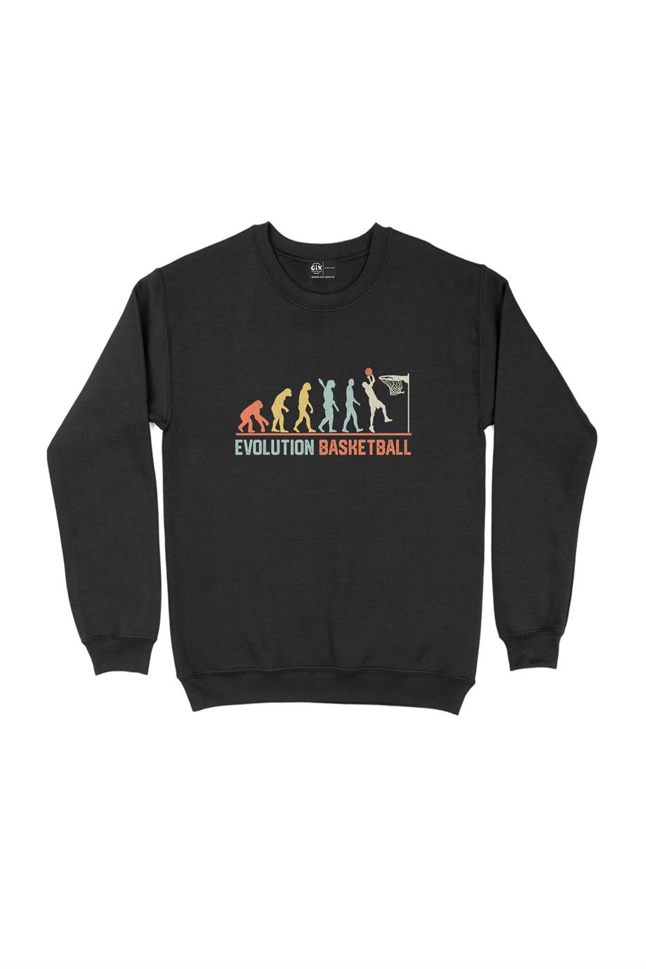 Basketbol Evolution Sweatshirt Basketbol Evolution Sweatshirt - Ücretsiz Kargo