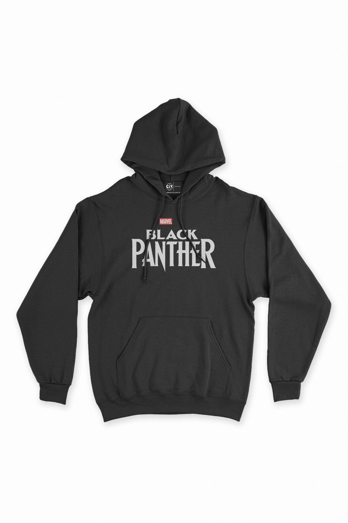 Black Panther Siyah Kapşonlu Sweatshirt Hoodie