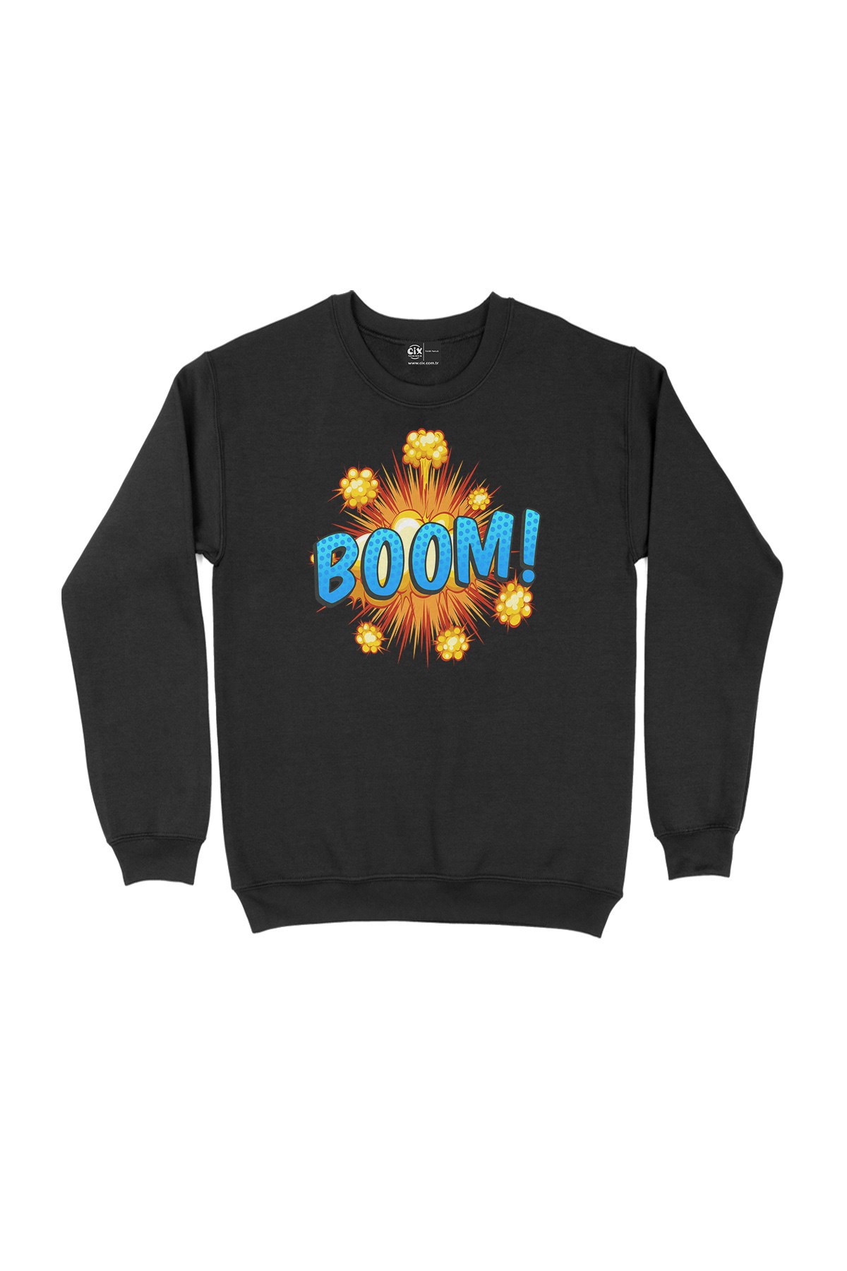 Boom Siyah Sweatshirt