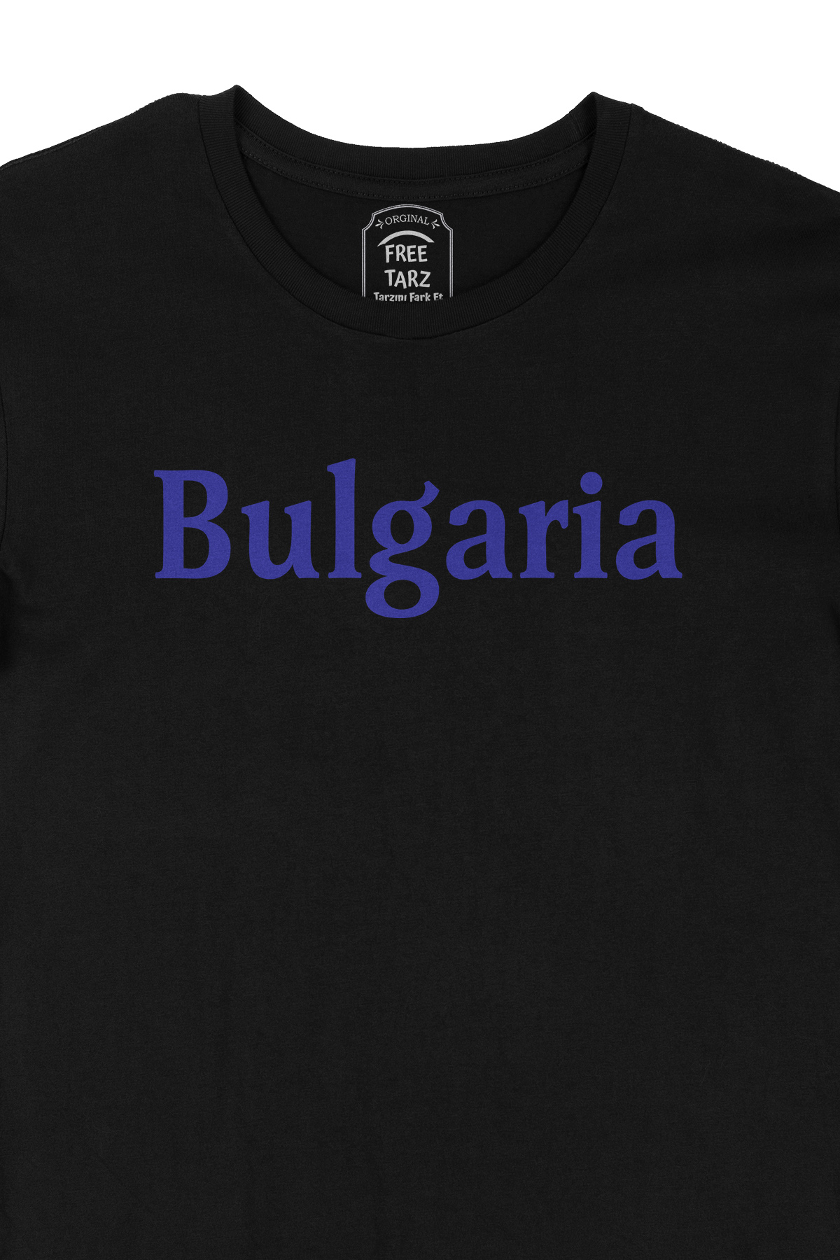 Bulgaristan Bulgaria Büyük Baskılı Siyah Tişört Bulgaristan Bulgaria Büyük Baskılı Siyah Tişört - Ücretsiz Kargo