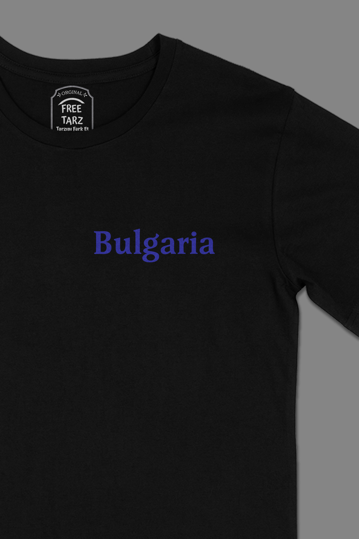 Bulgaristan Bulgaria Cep Tasarımlı Siyah Tişört Bulgaristan Bulgaria Cep Tasarımlı Siyah Tişört - Ücretsiz Kargo