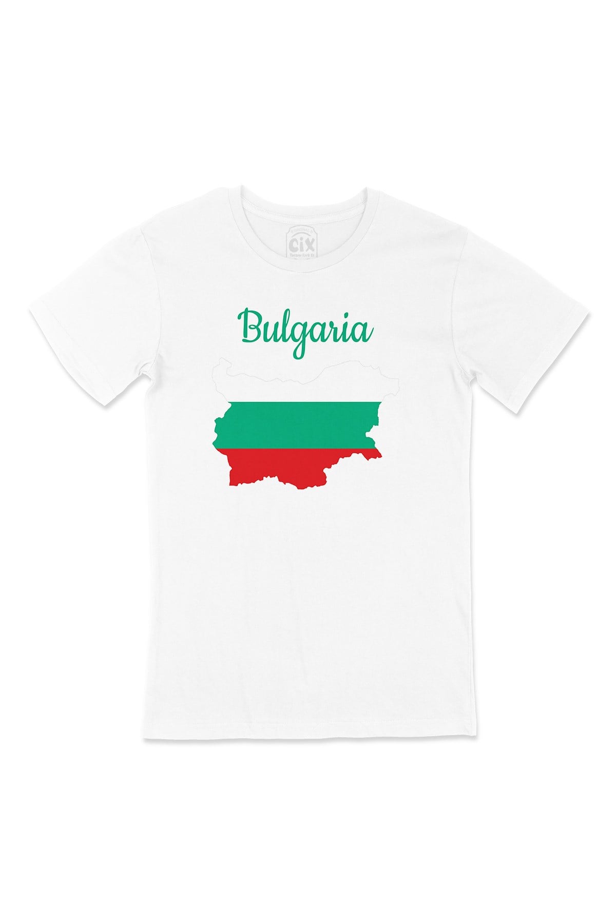 Bulgaristan Haritalı ve Bayraklı Tişört