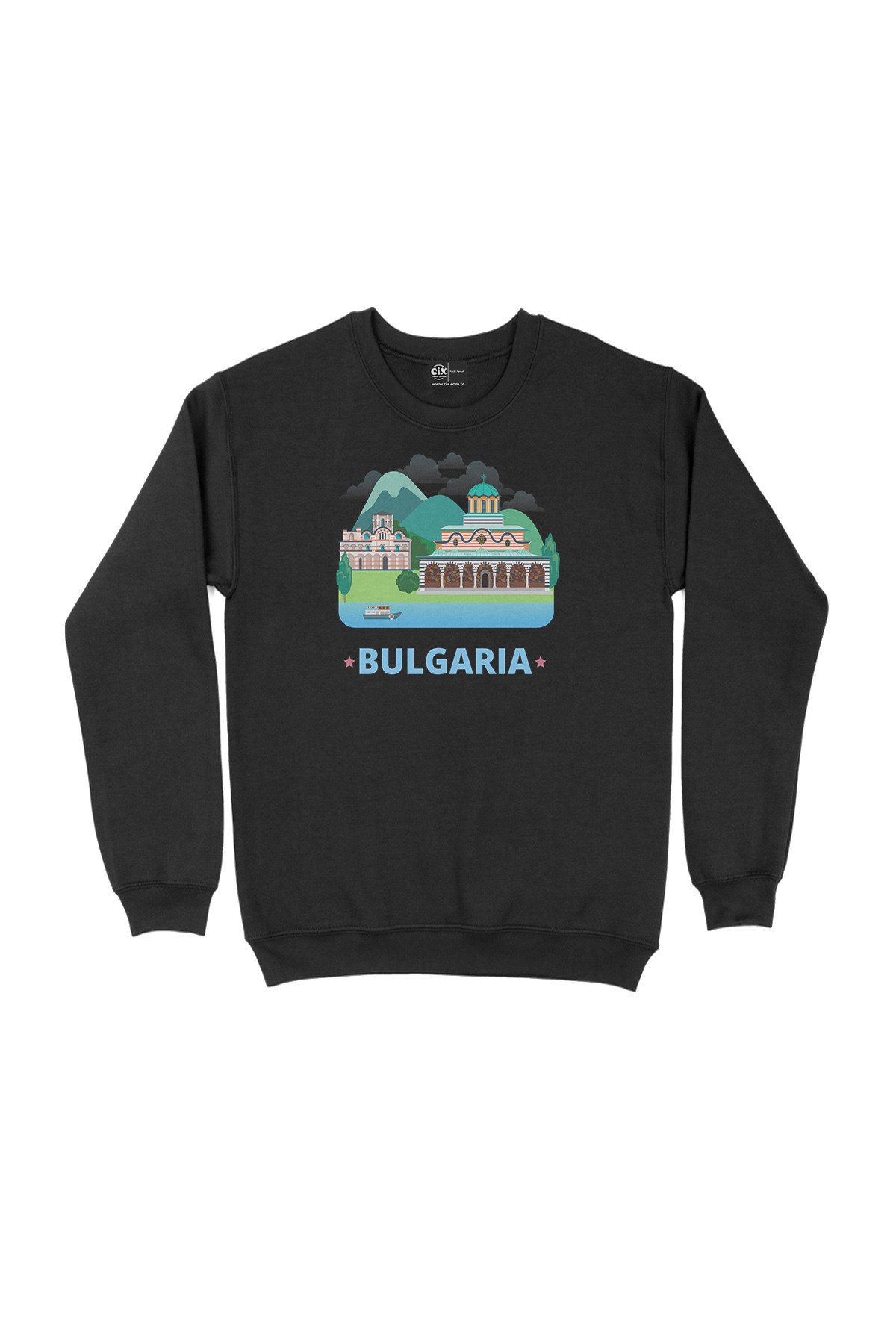 Bulgaristan Siyah Sweatshirt