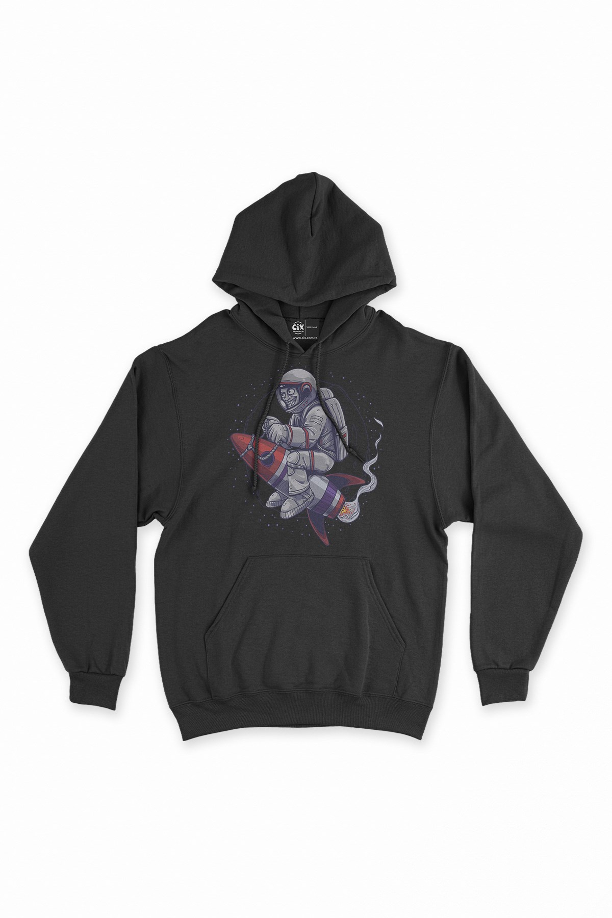 Çılgın Astronot Kapşonlu Sweatshirt Hoodie