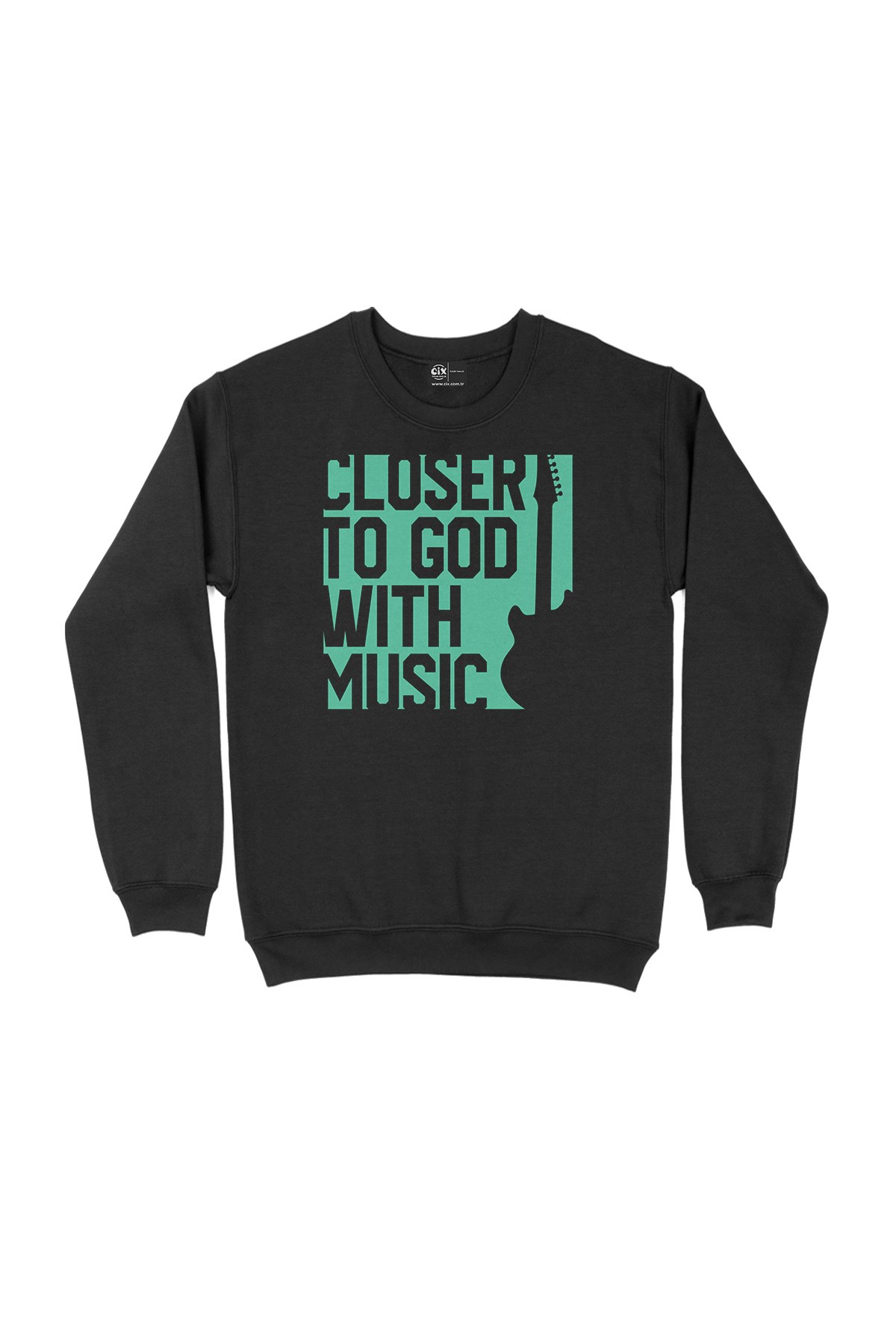 Closer To God Siyah Sweatshirt