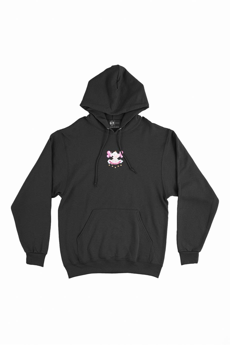 Cute Girl Elephant Minimal Kapşonlu Sweatshirt Hoodie Cute Girl Elephant Minimal Kapşonlu Sweatshirt Hoodie - Ücretsiz Kargo