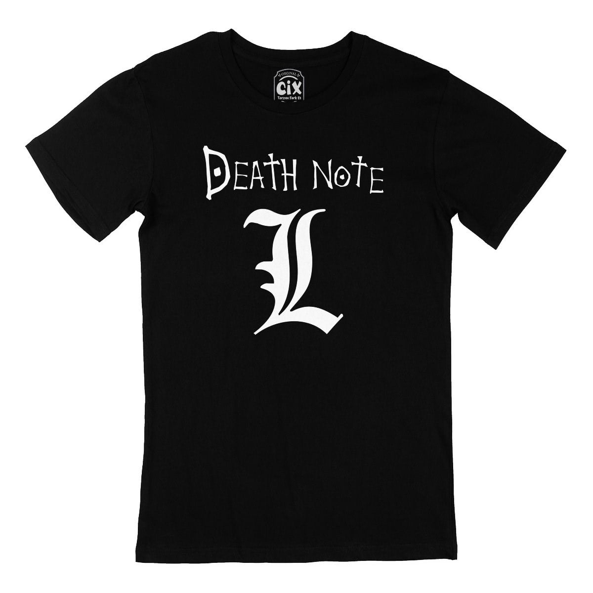 Death Note L Siyah Tişört