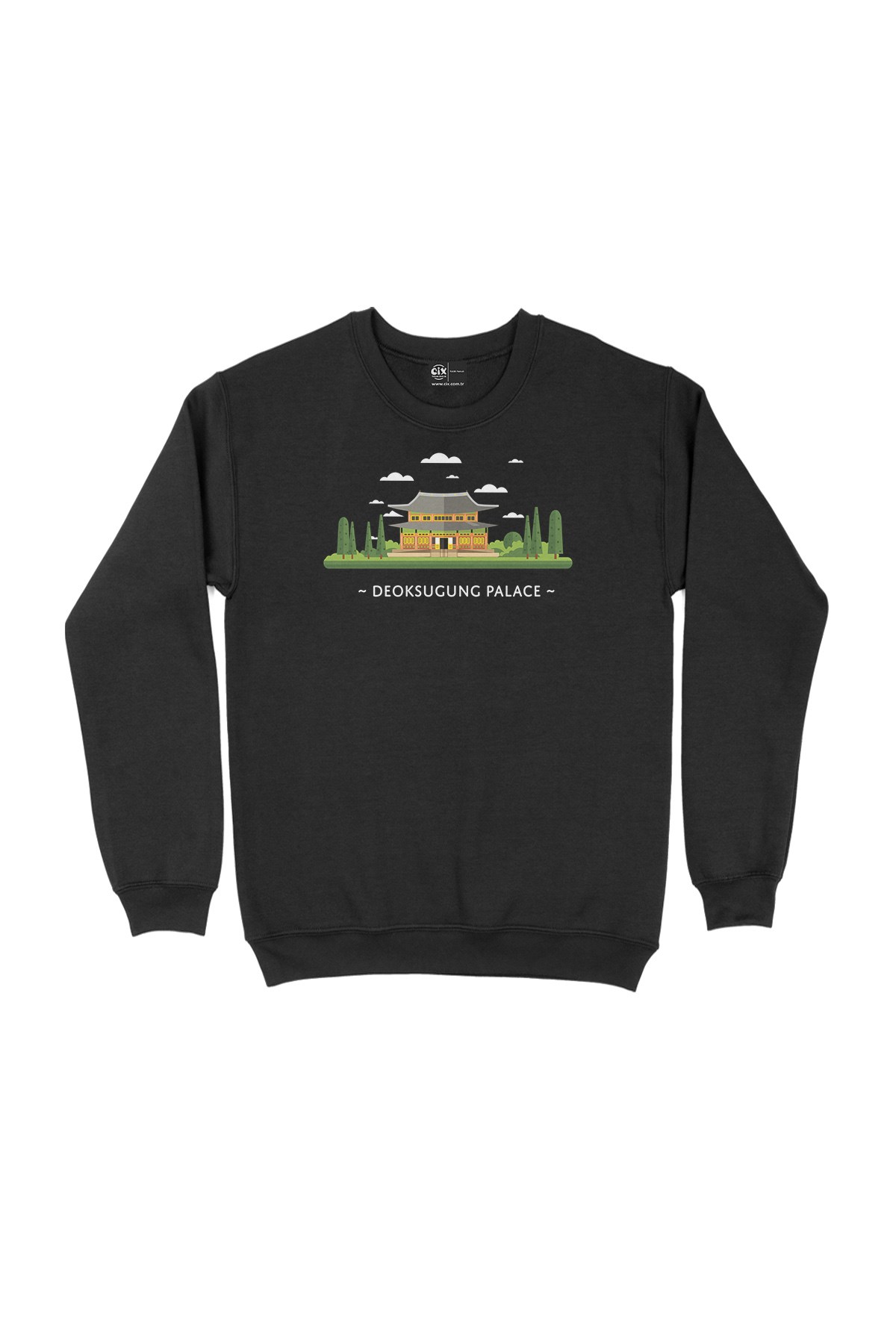 Deoksugung Sarayı Siyah Sweatshirt