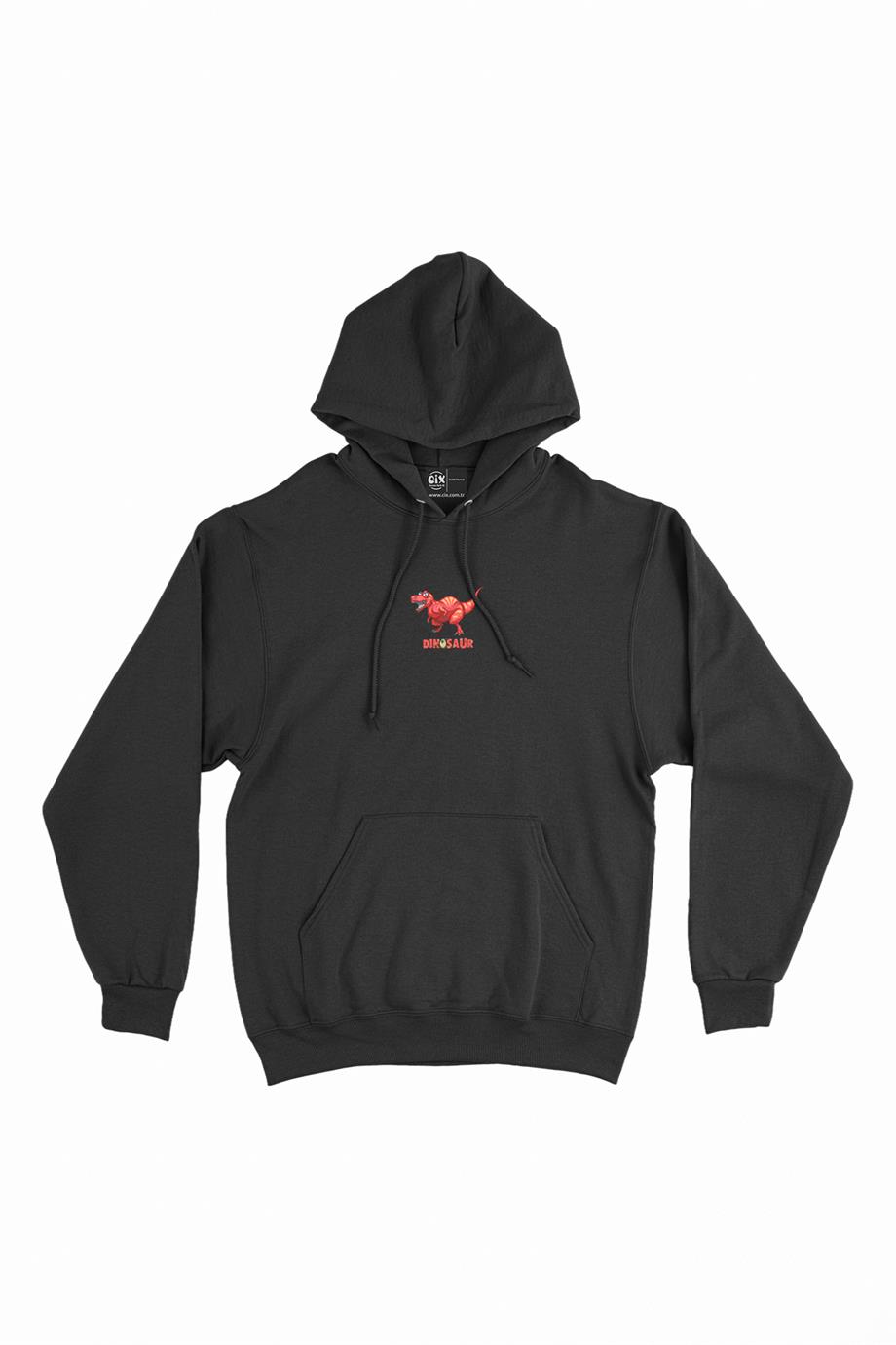 Dinozor Park Kırmızı Minimal Kapşonlu Sweatshirt Hoodie Dinozor Park Kırmızı Minimal Kapşonlu Sweatshirt Hoodie - Ücretsiz Kargo