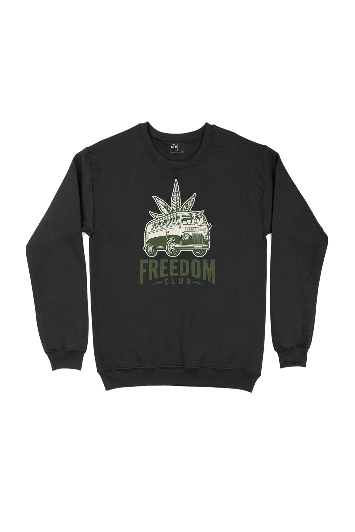 Freedom Club Siyah Sweatshirt