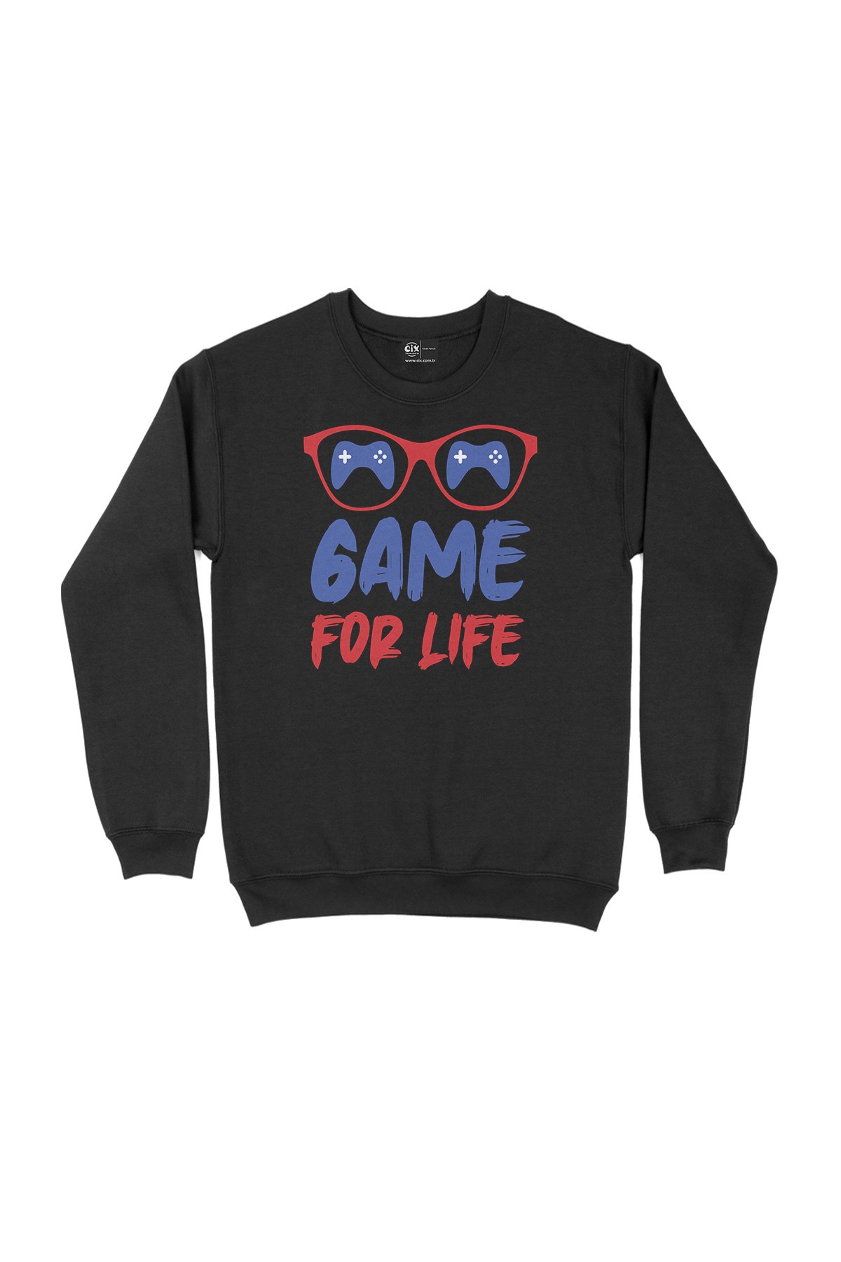 Game For Life Siyah Sweatshirt