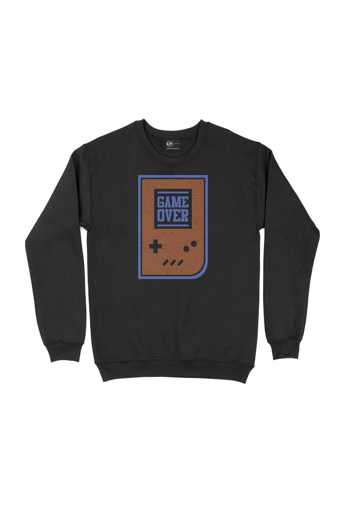 Game Over Siyah Sweatshirt