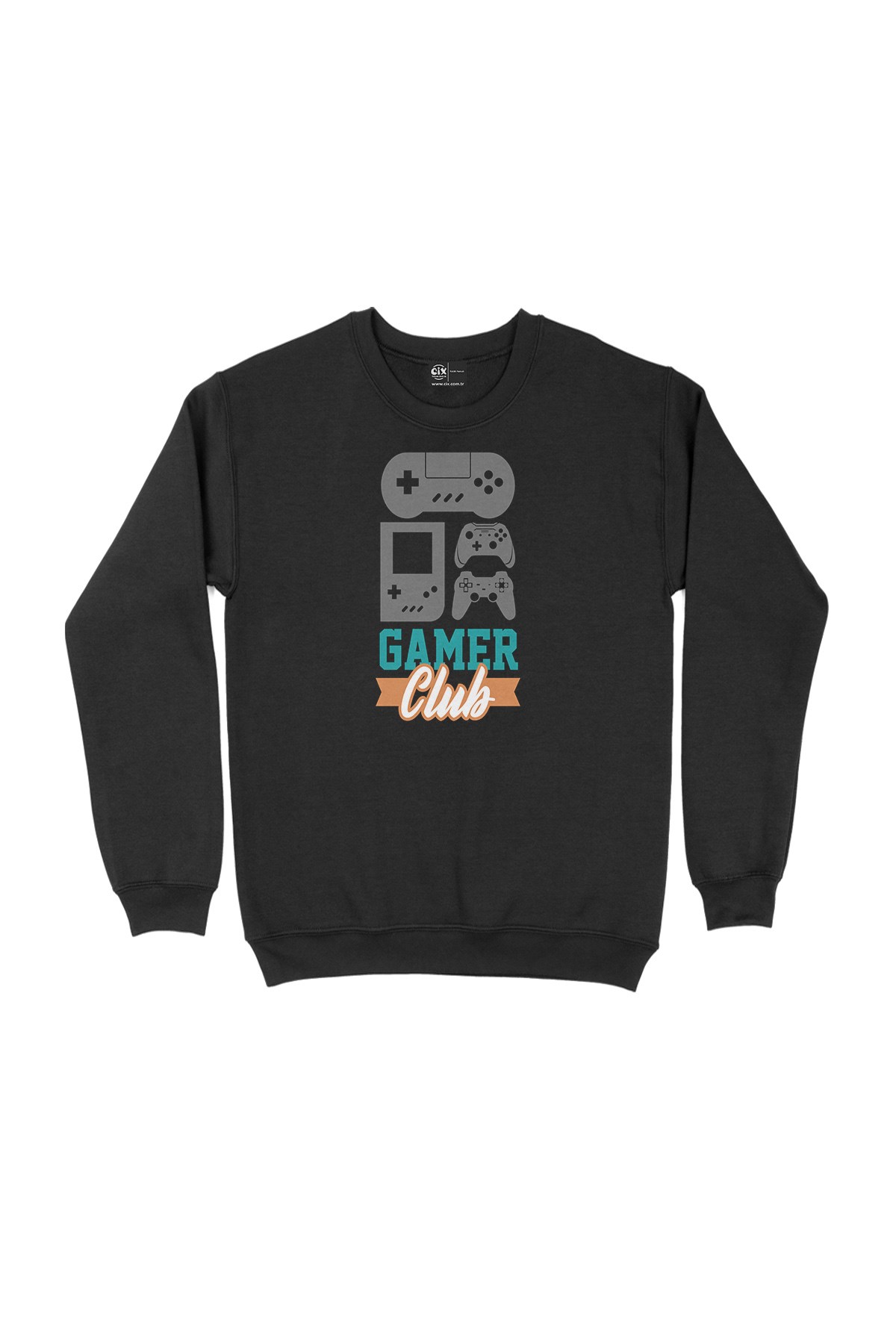 Gamer Club Siyah Sweatshirt