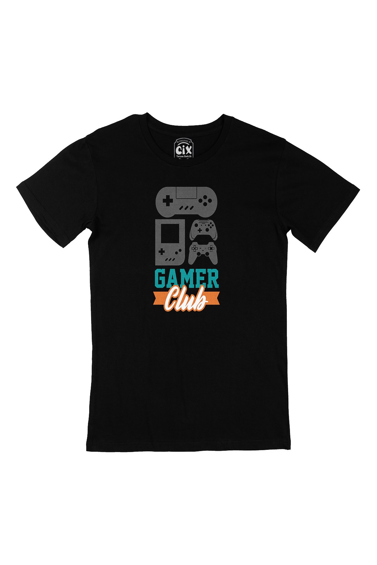 Gamer Club Siyah Tişört