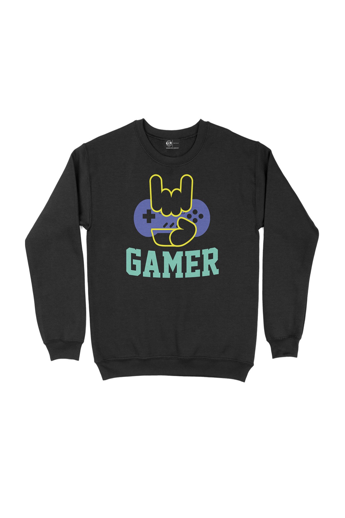 Gamer Hand Siyah Sweatshirt