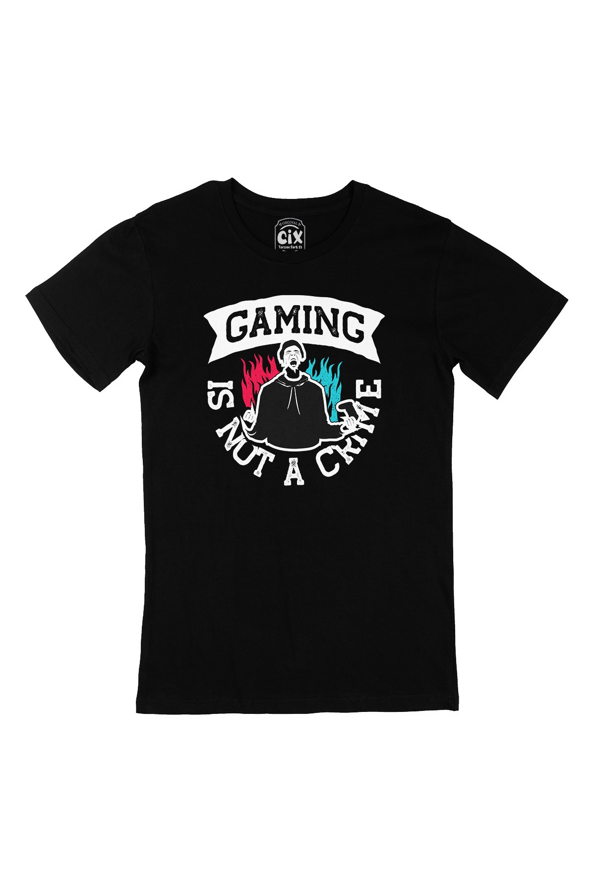 Gaming Is Not A Crime Siyah Tişört