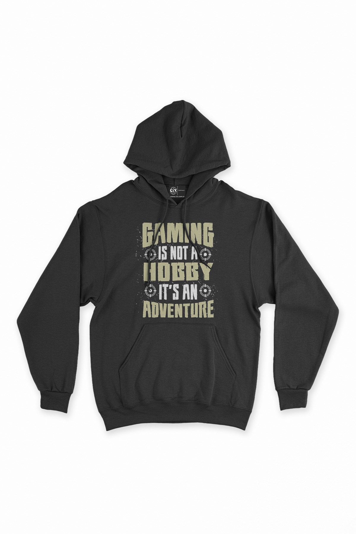 Gaming Is Not A Hobby Siyah Kapşonlu Sweatshirt Hoodie
