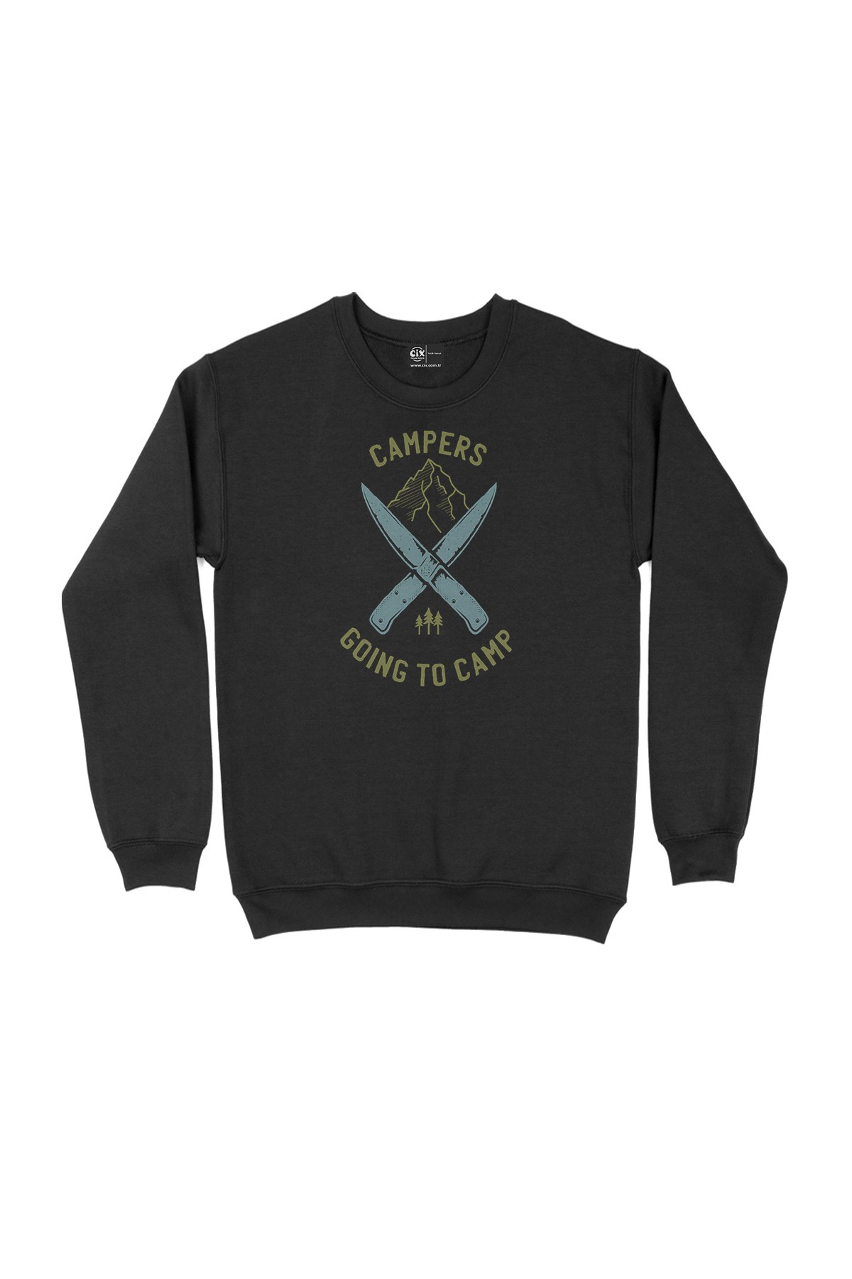 Going To Camp Siyah Sweatshirt
