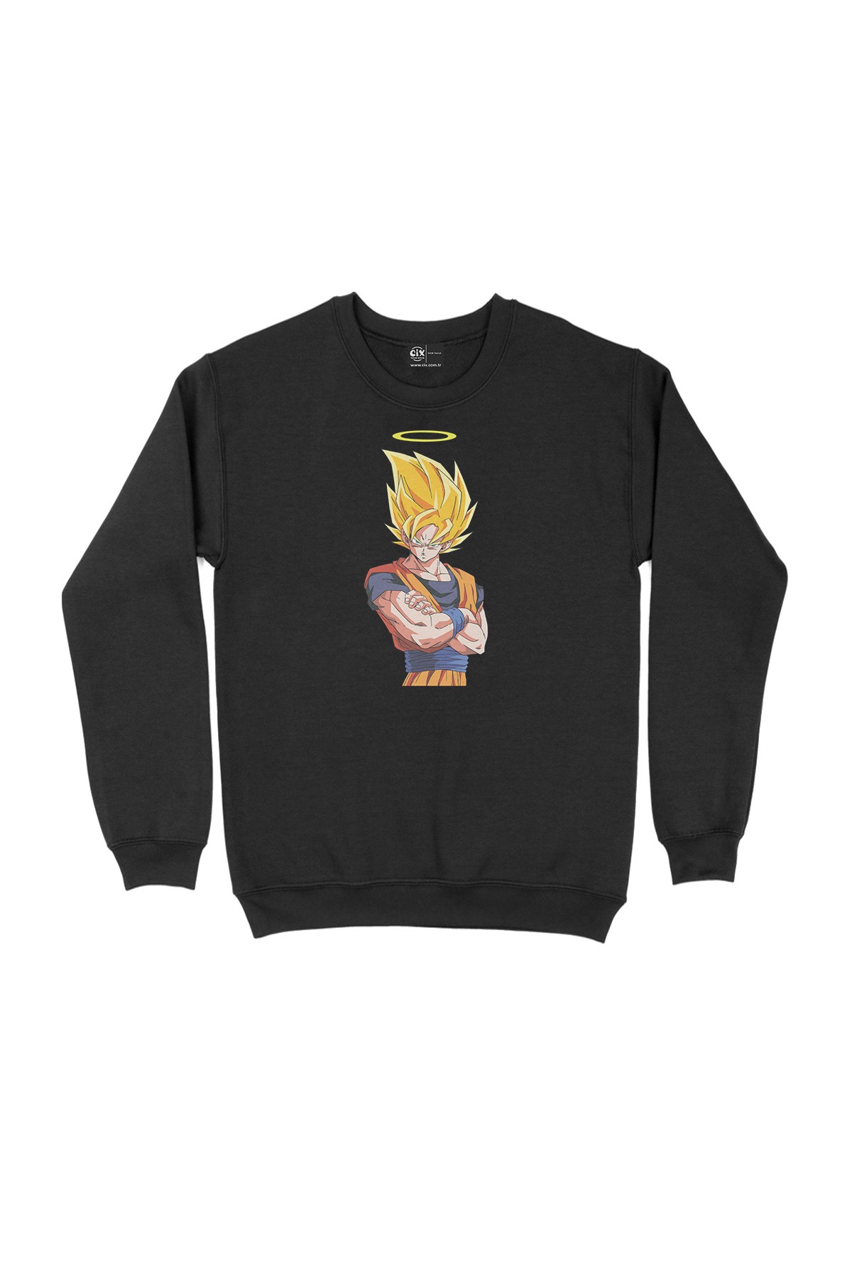 Goku Anime Siyah Sweatshirt