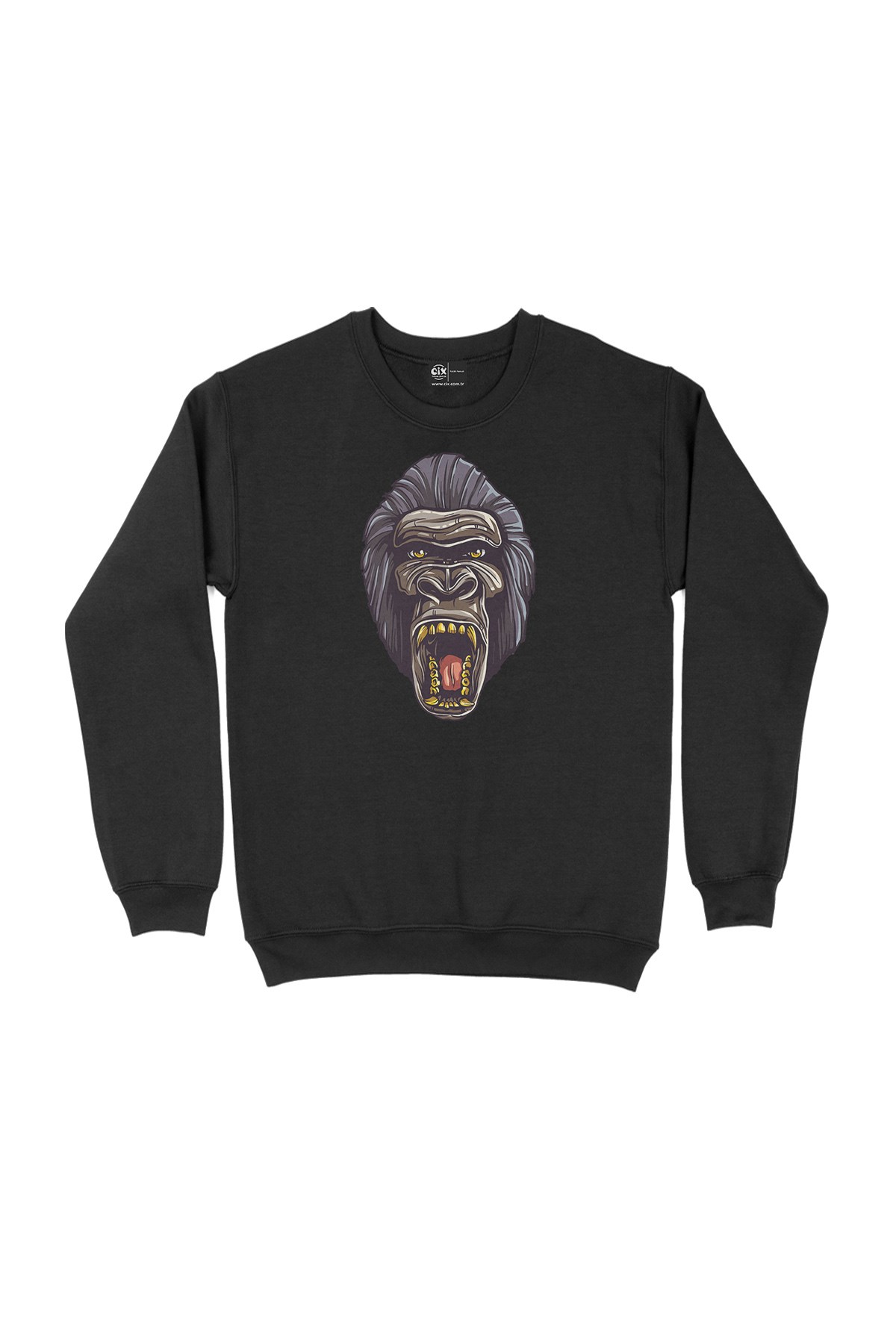 Goril Siyah Sweatshirt