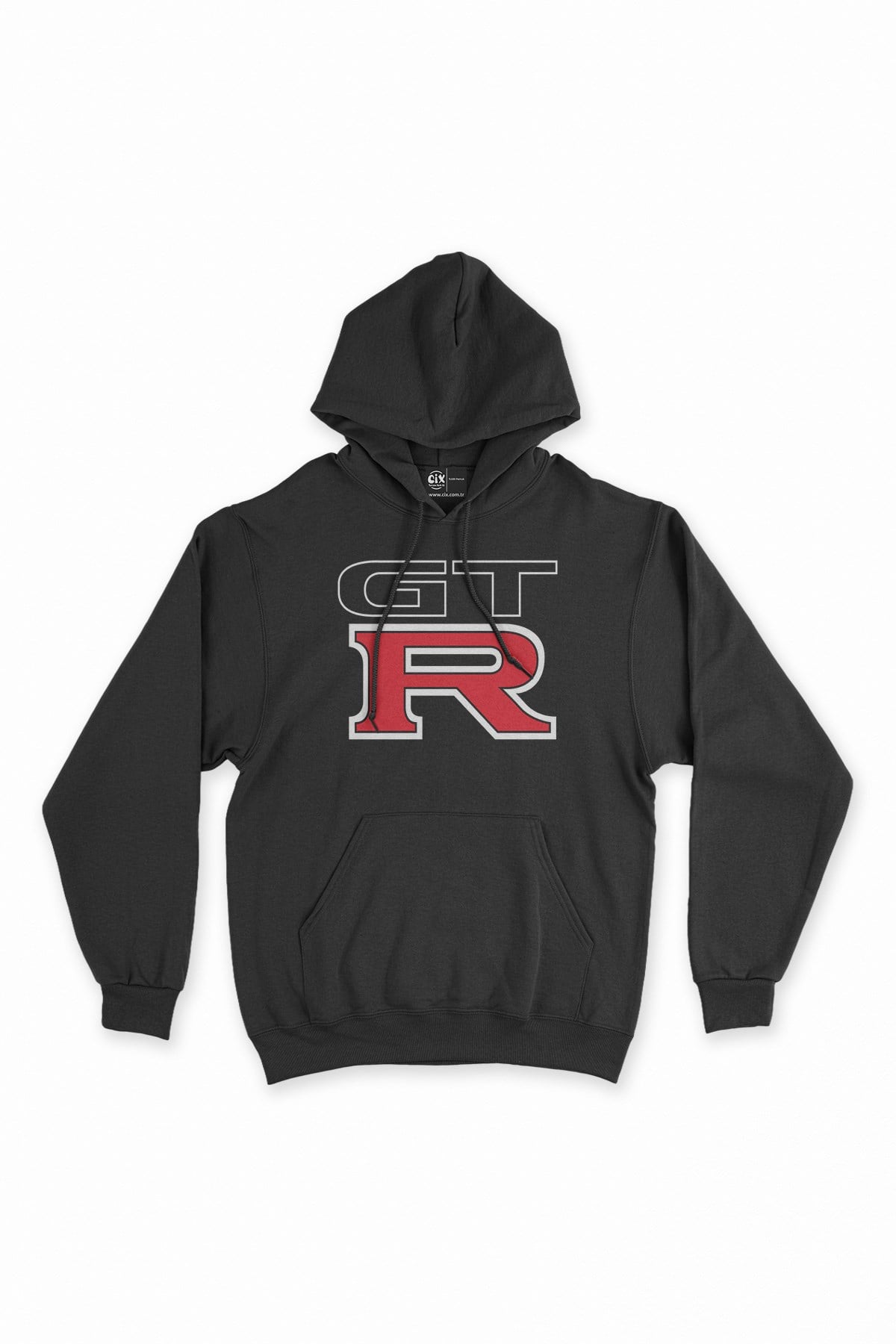 GTR Siyah Kapşonlu Sweatshirt Hoodie