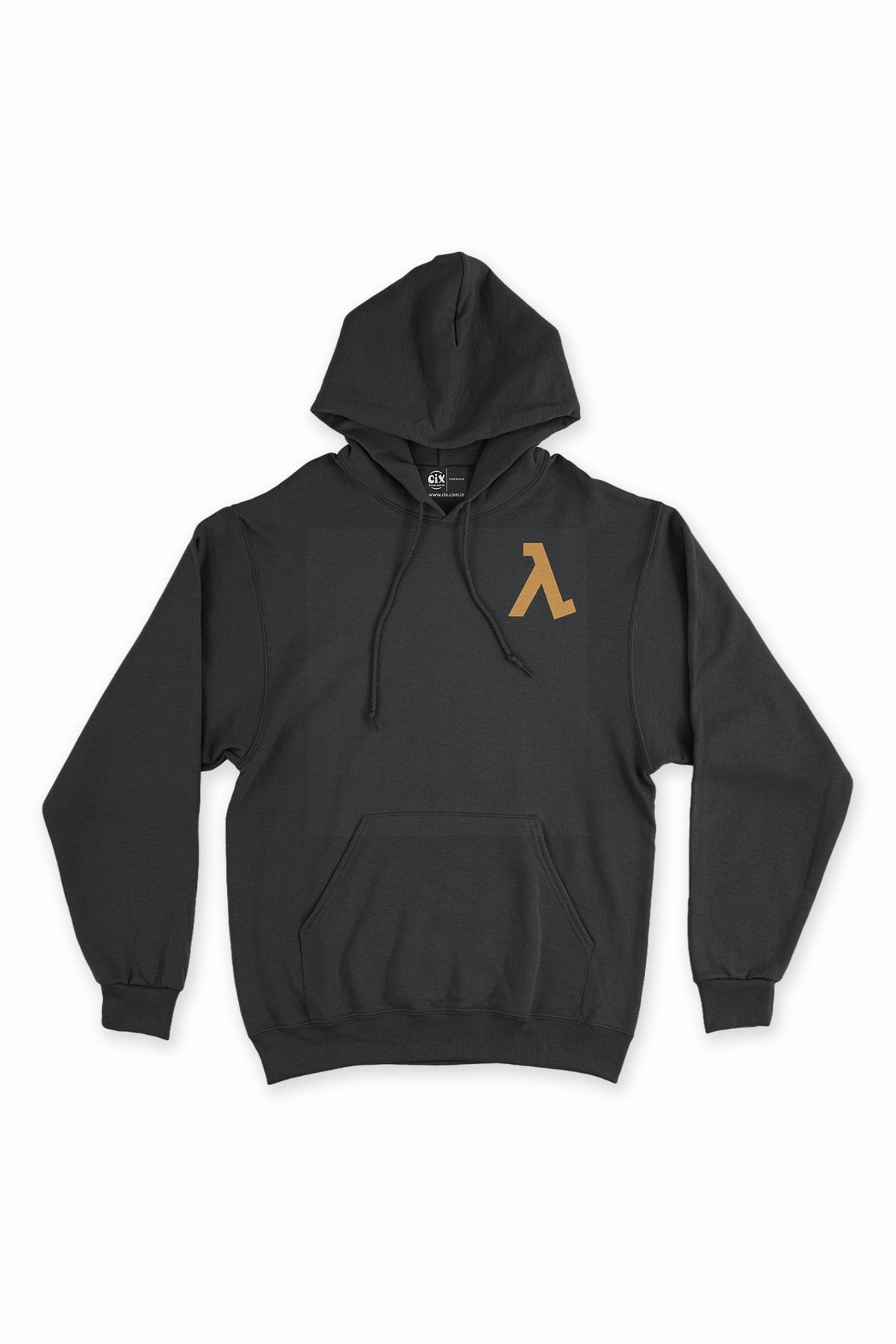 Half Life Cep Logolu Siyah Sweatshirt Hoodie