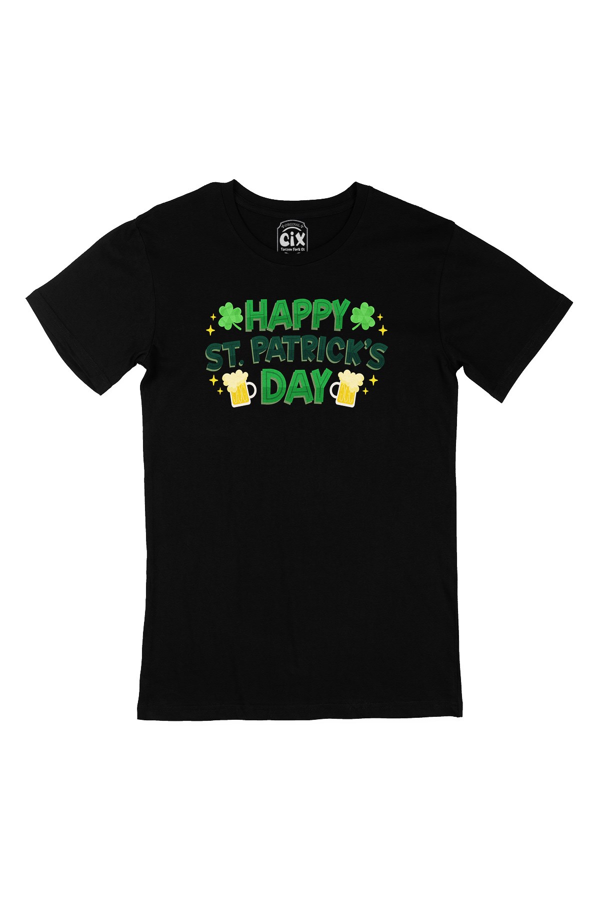 Happy St Patricks Day Siyah Tişört