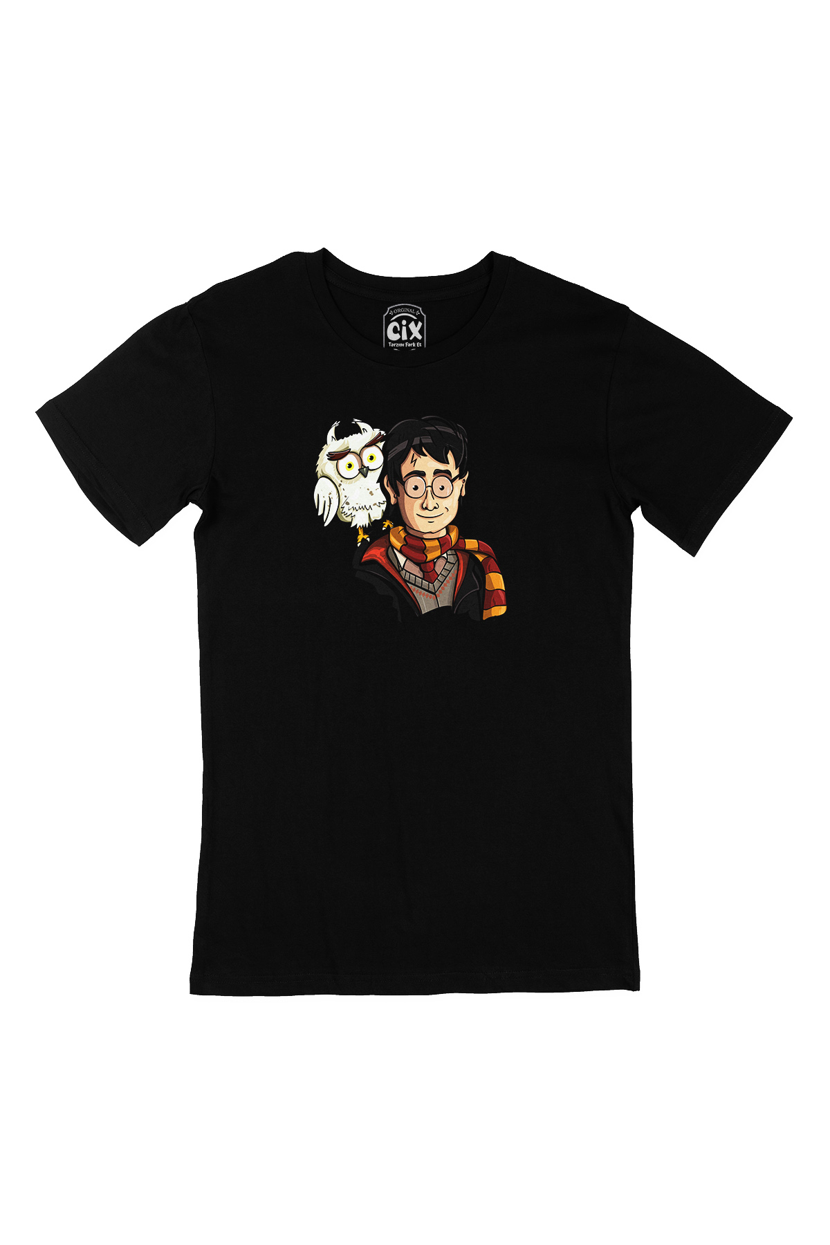 Harry Potter Hedwig Siyah Tişört