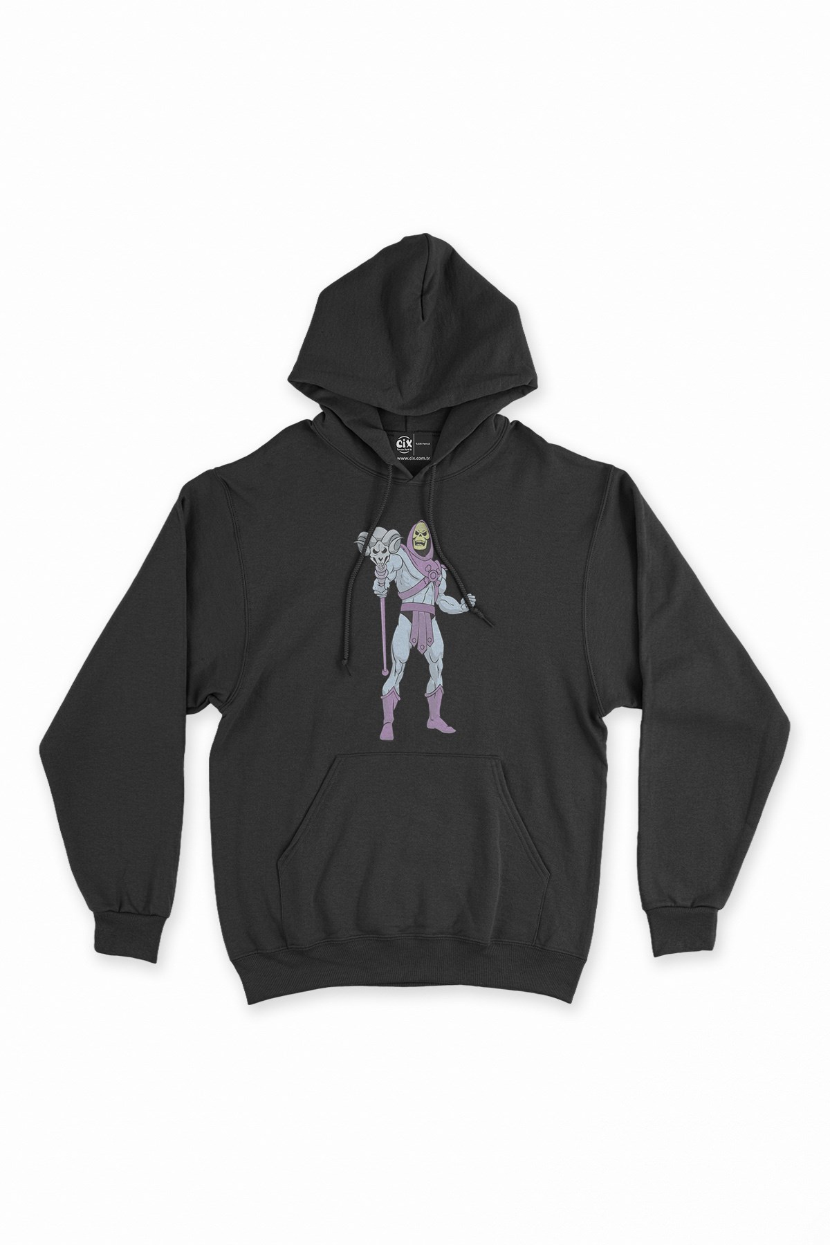 He-Man İskeletor Siyah Kapşonlu Sweatshirt Hoodie
