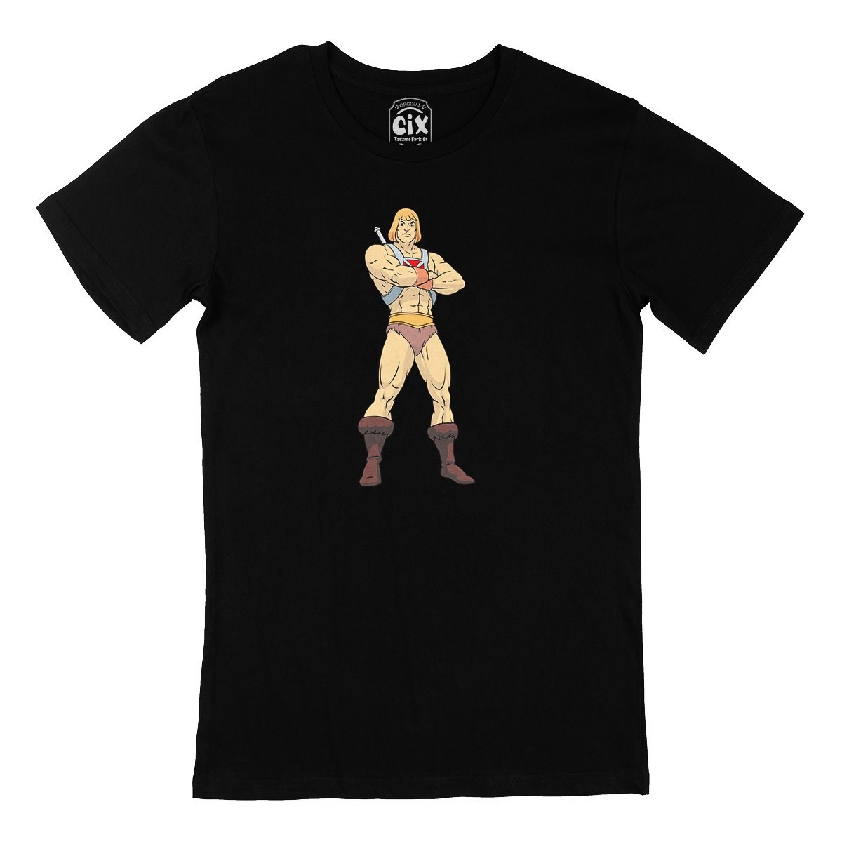 He-Man Siyah Tişört