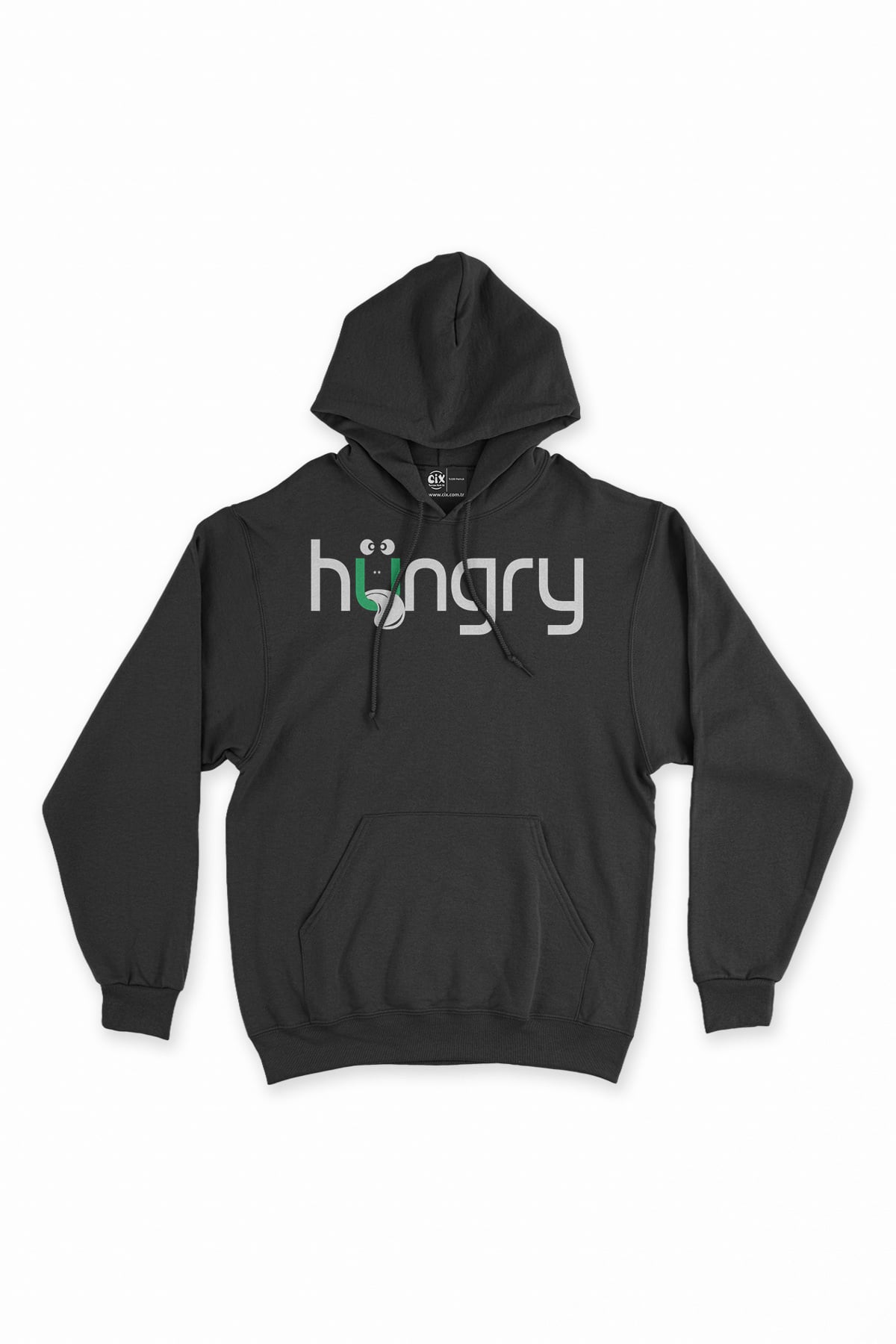 Hungry Siyah Sweatshirt Hoodie