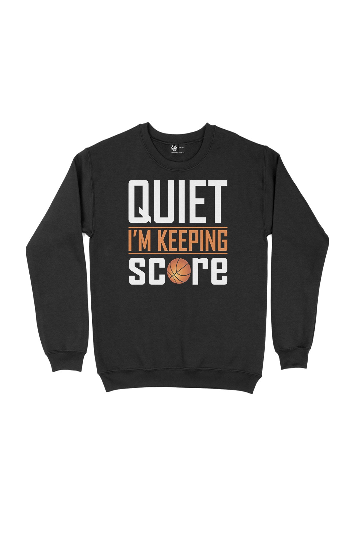 I Am Keeping Score Siyah Sweatshirt