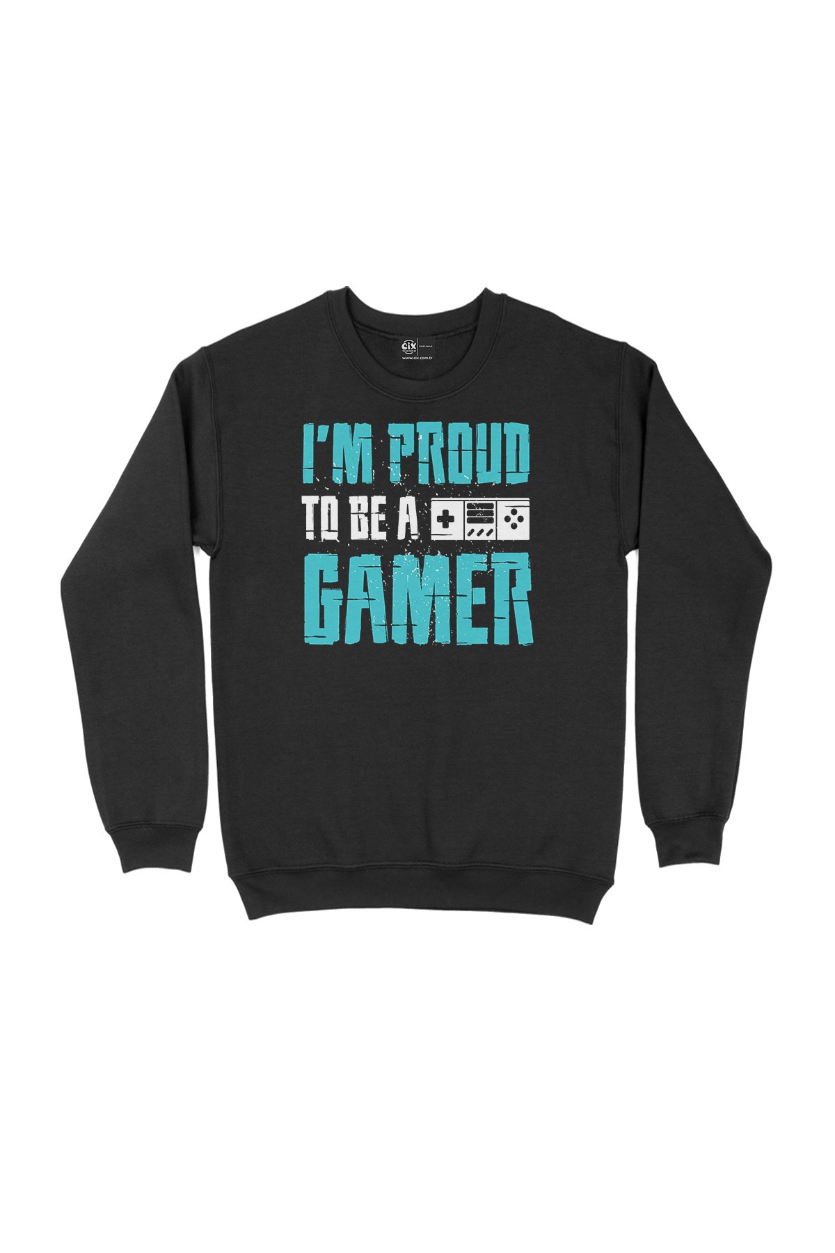 I Am Proud Siyah Sweatshirt