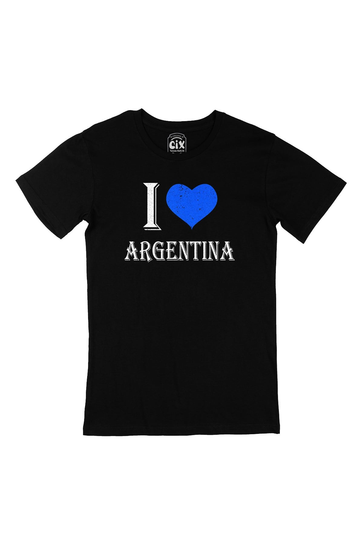I Love Arjantin Siyah Tişört