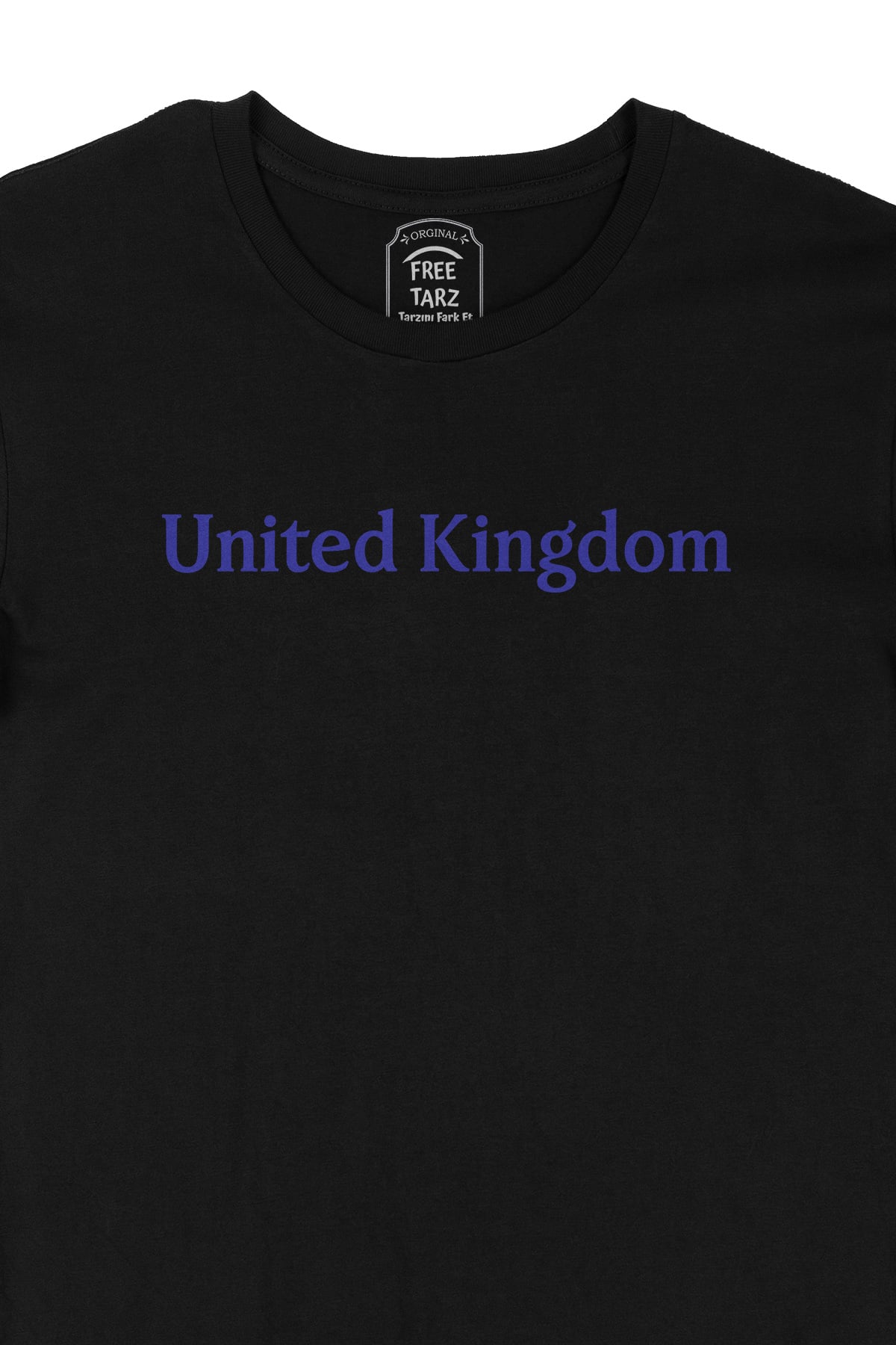 İngiltere United Kingdom Büyük Baskılı Siyah Tişört İngiltere United Kingdom Büyük Baskılı Siyah Tişört - Ücretsiz Kargo