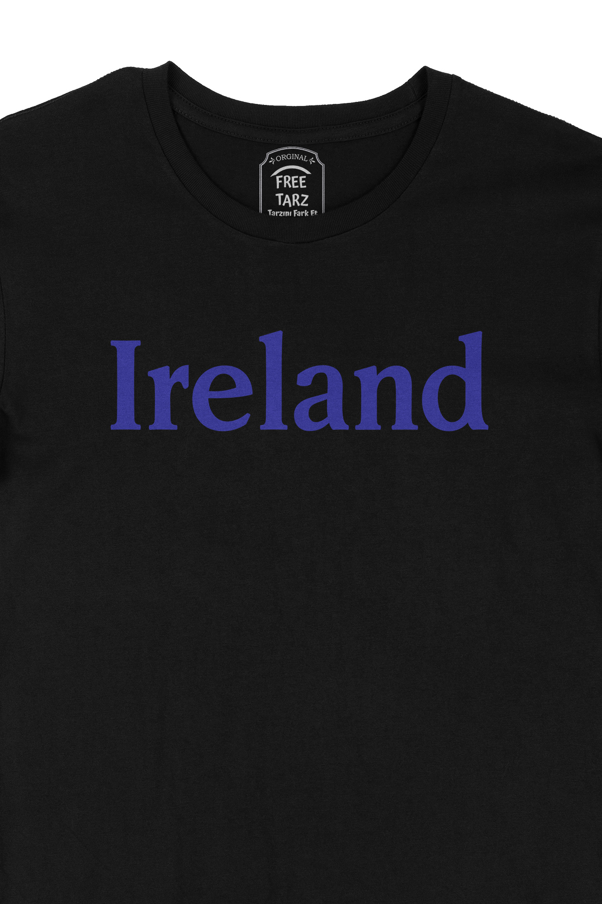 İrlanda İreland Büyük Baskılı Siyah Tişört İrlanda İreland Büyük Baskılı Siyah Tişört - Ücretsiz Kargo